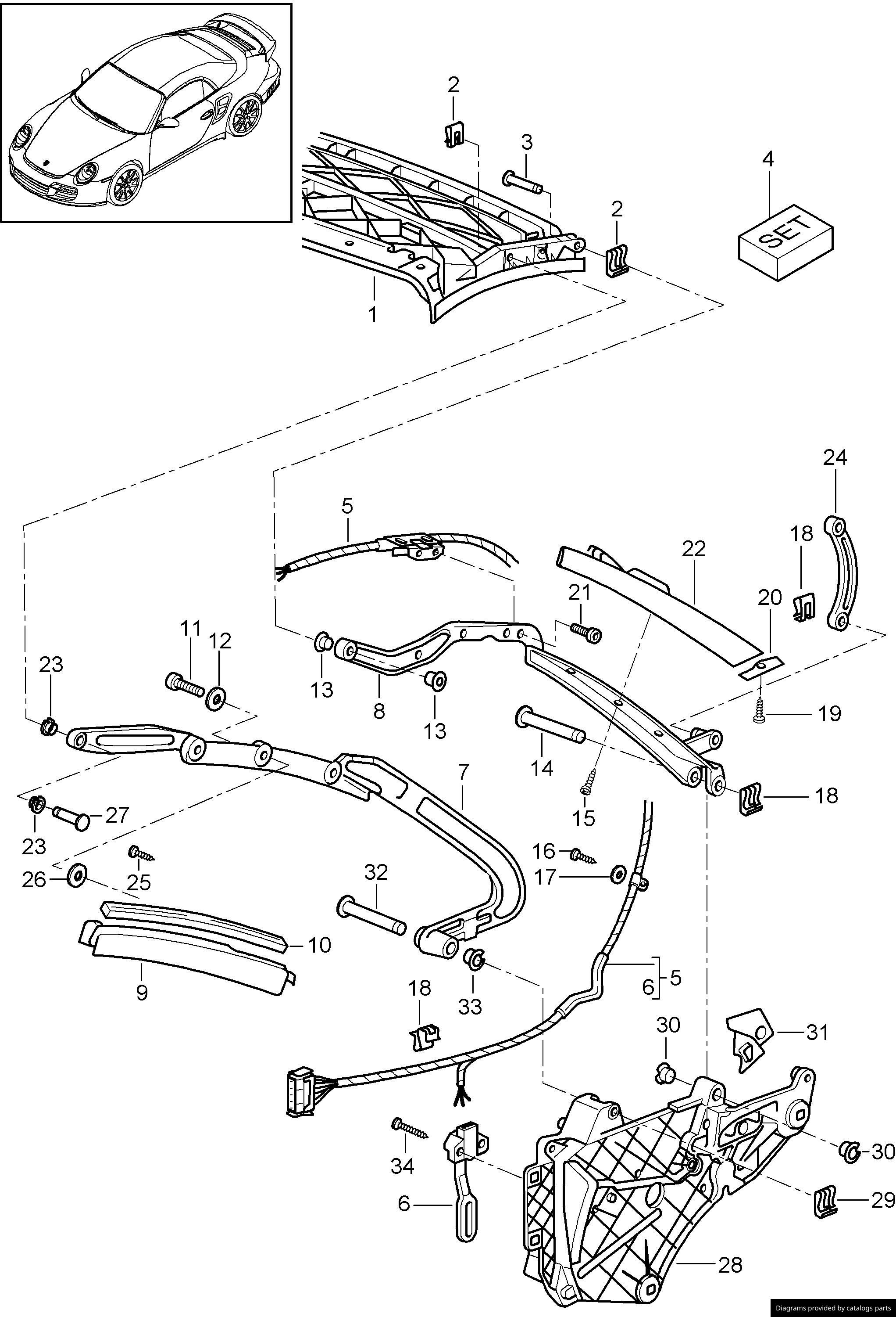 Car part diagram