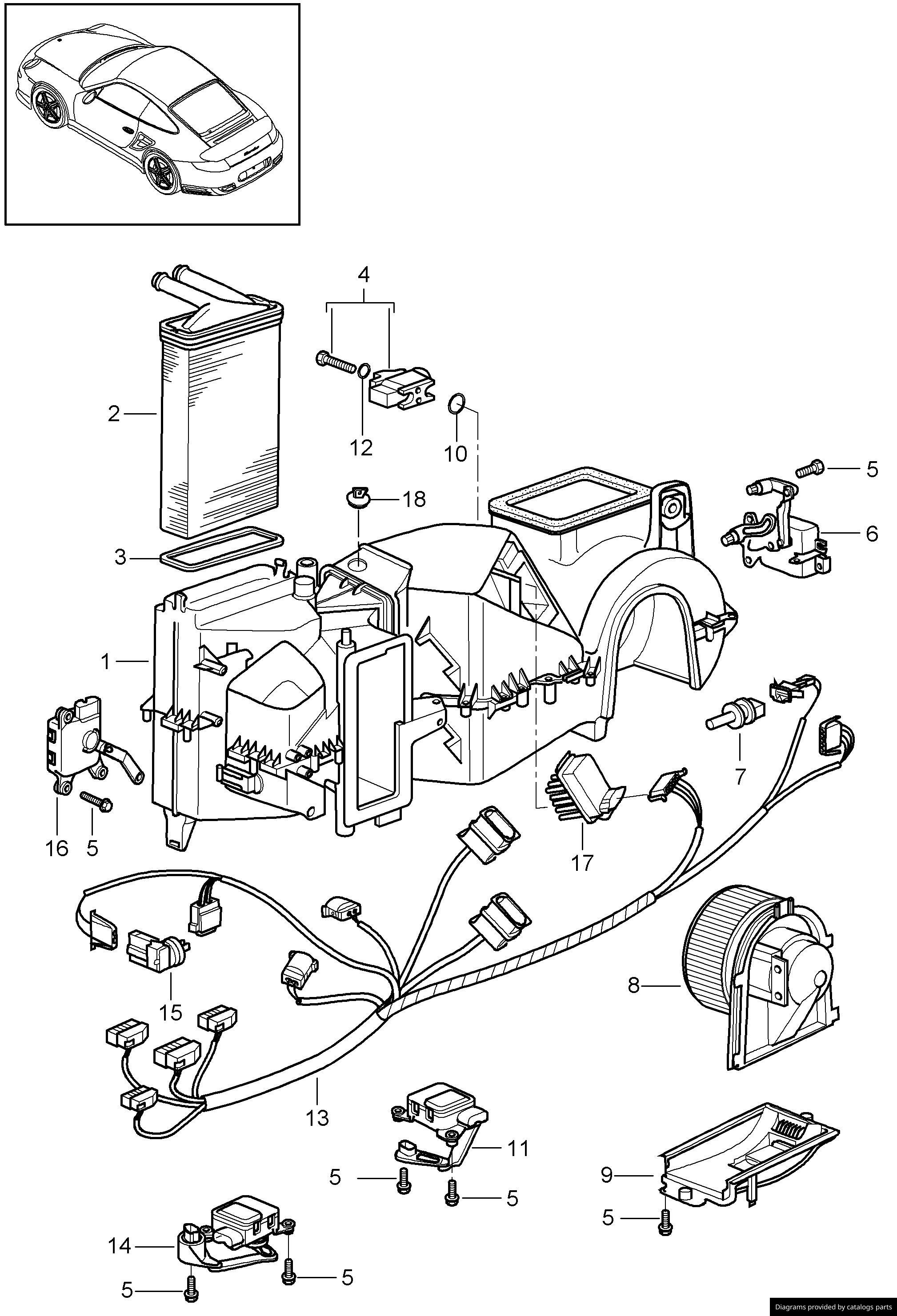 Car part diagram