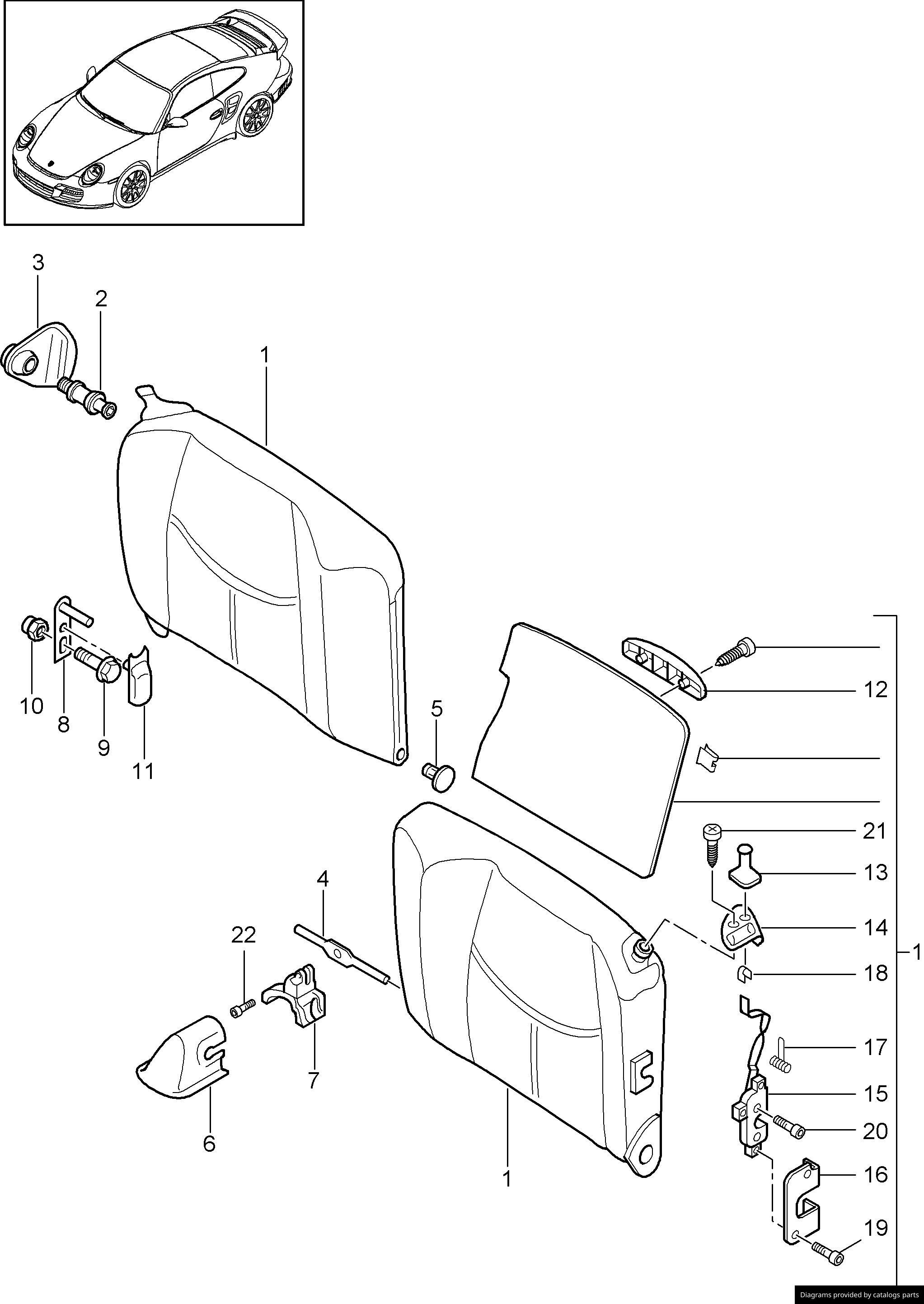 Car part diagram