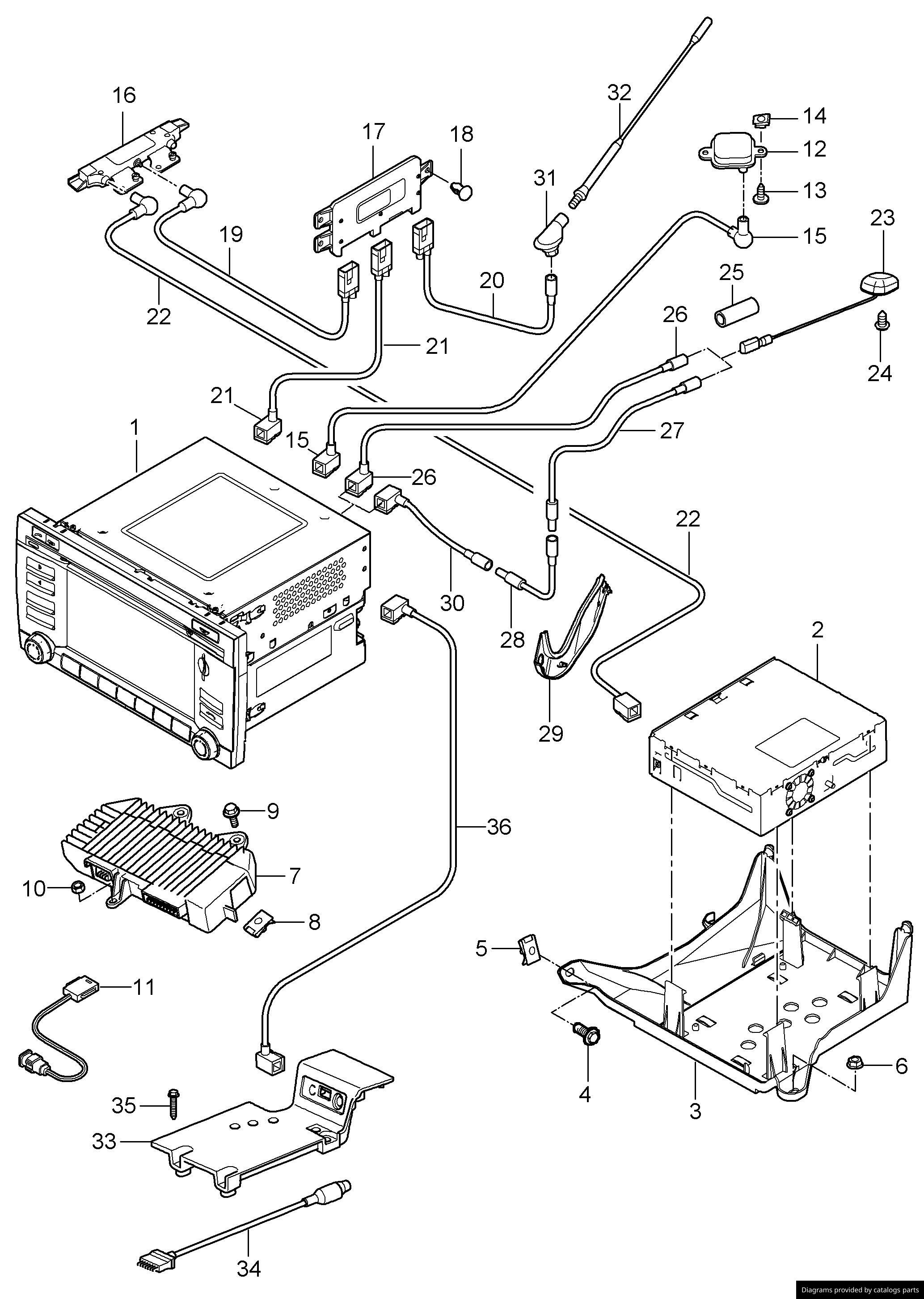 Car part diagram