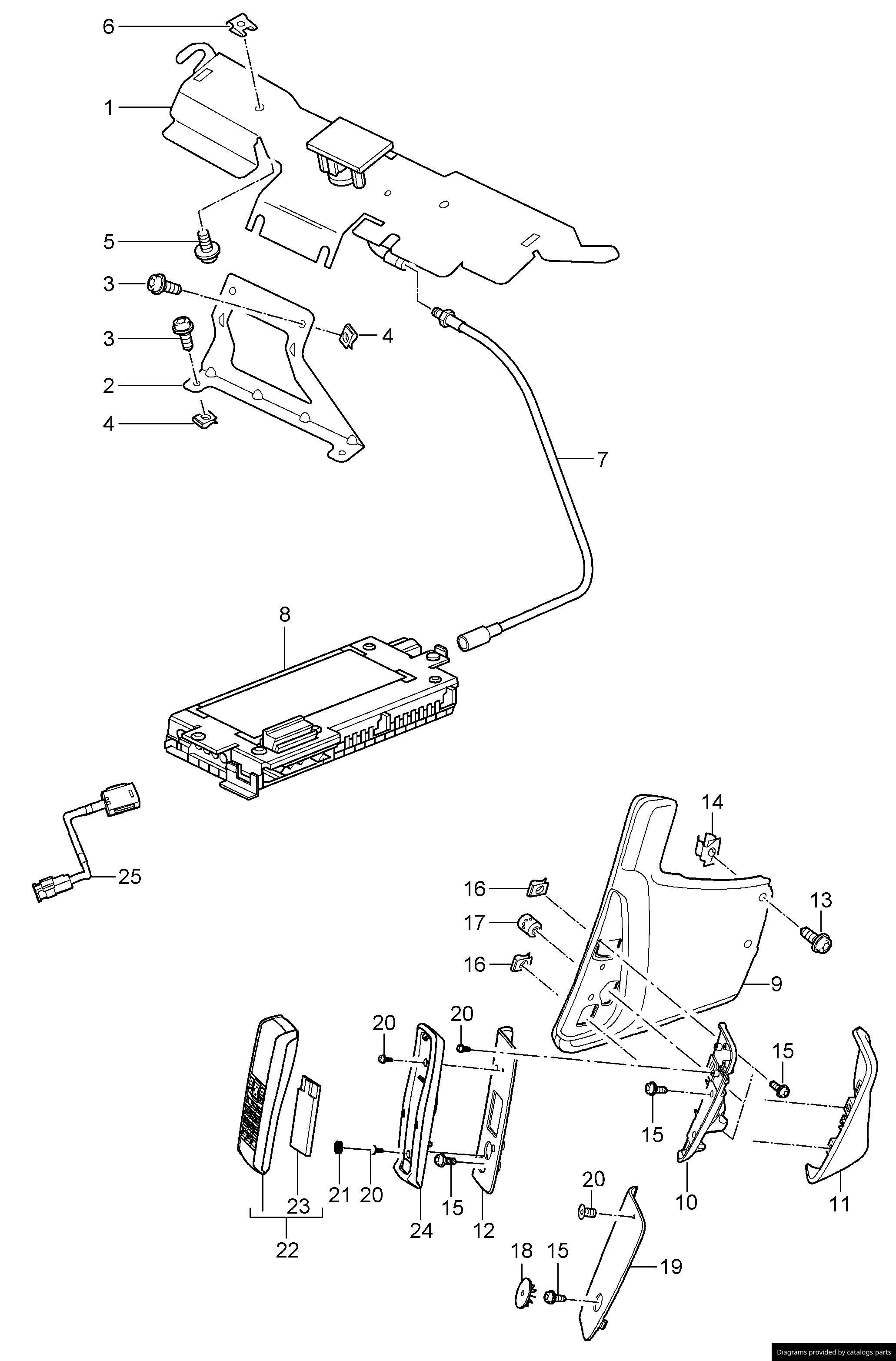Car part diagram