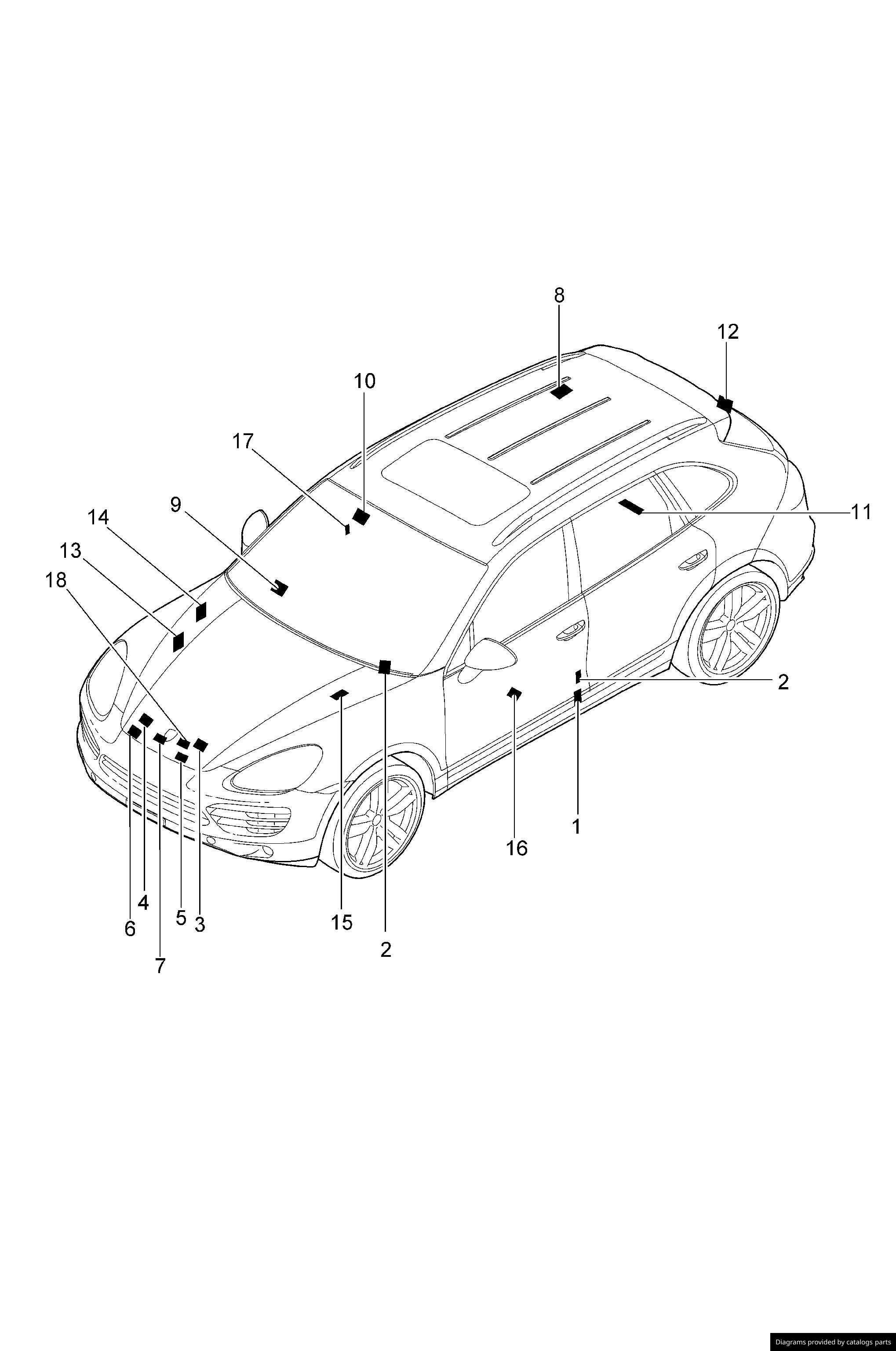 Car part diagram