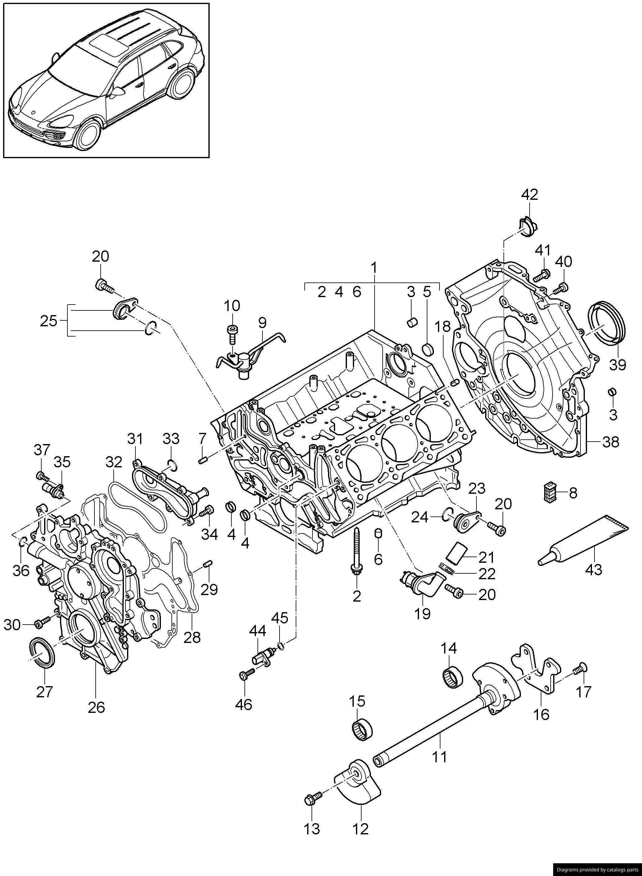 Car part diagram