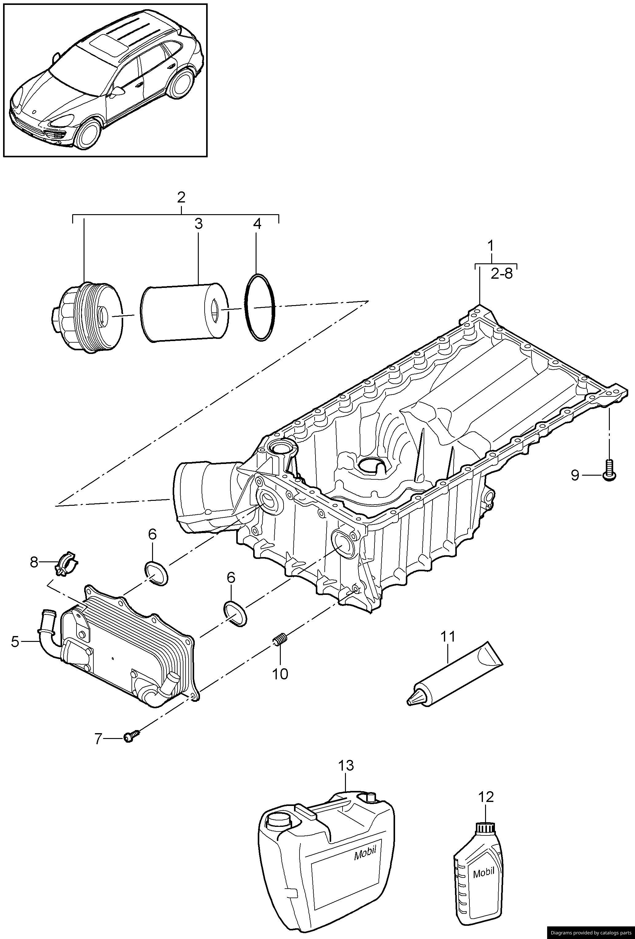Car part diagram