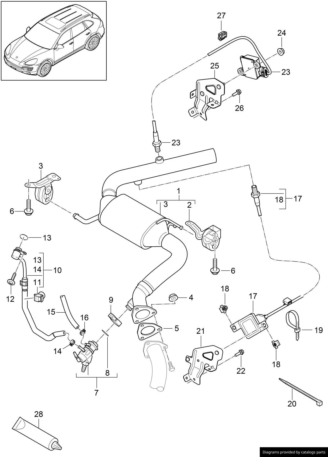 Car part diagram