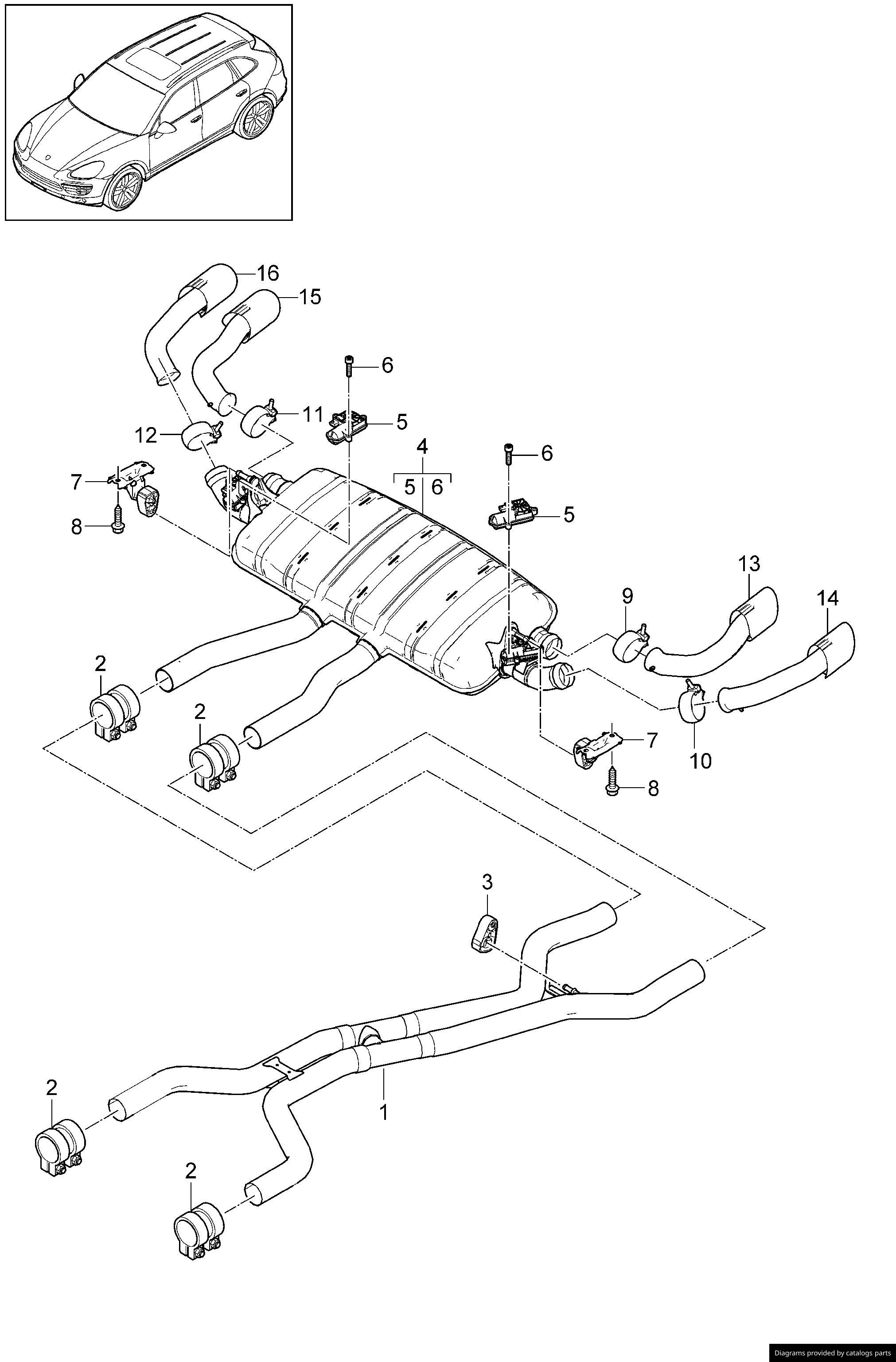 Car part diagram