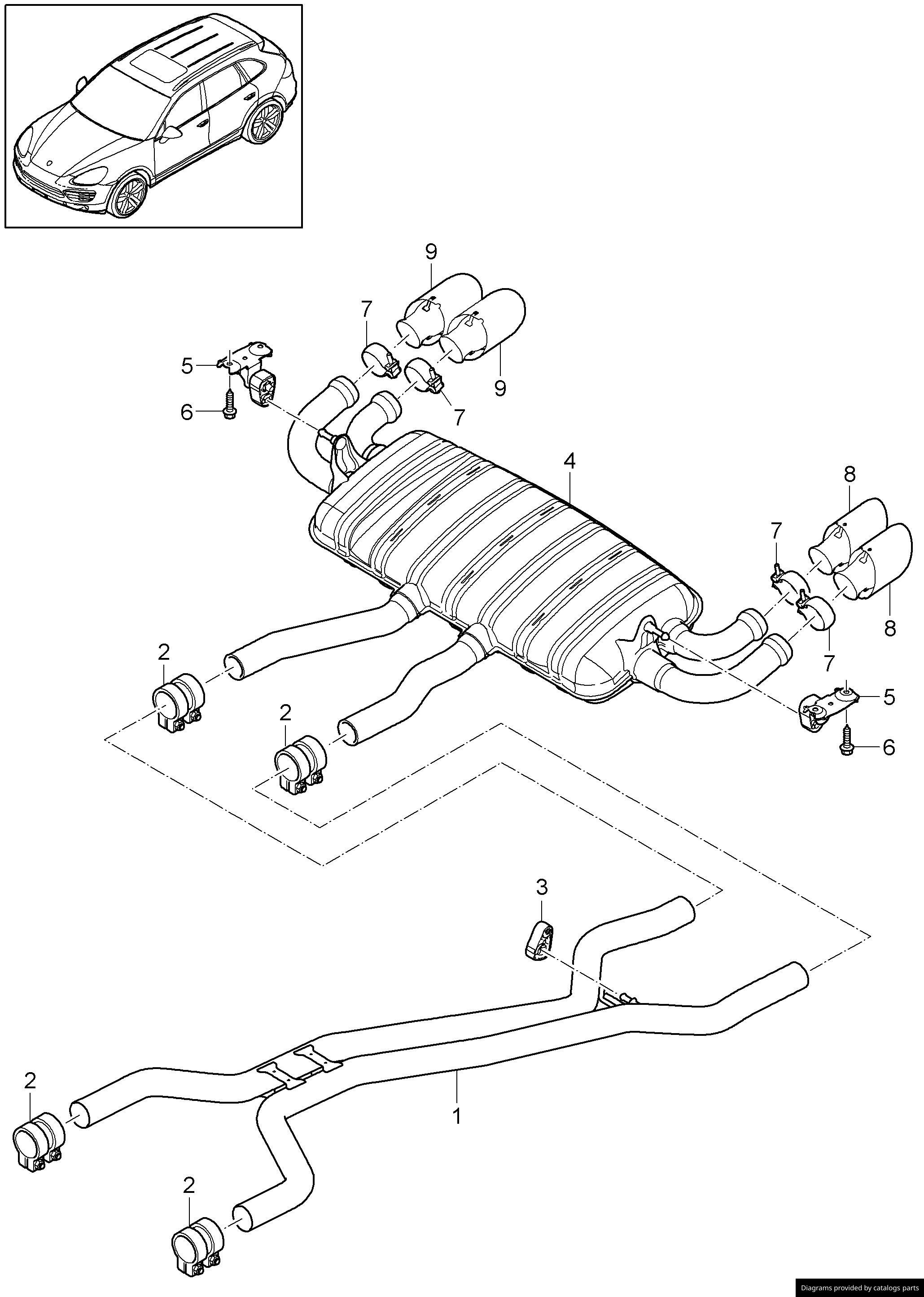 Car part diagram