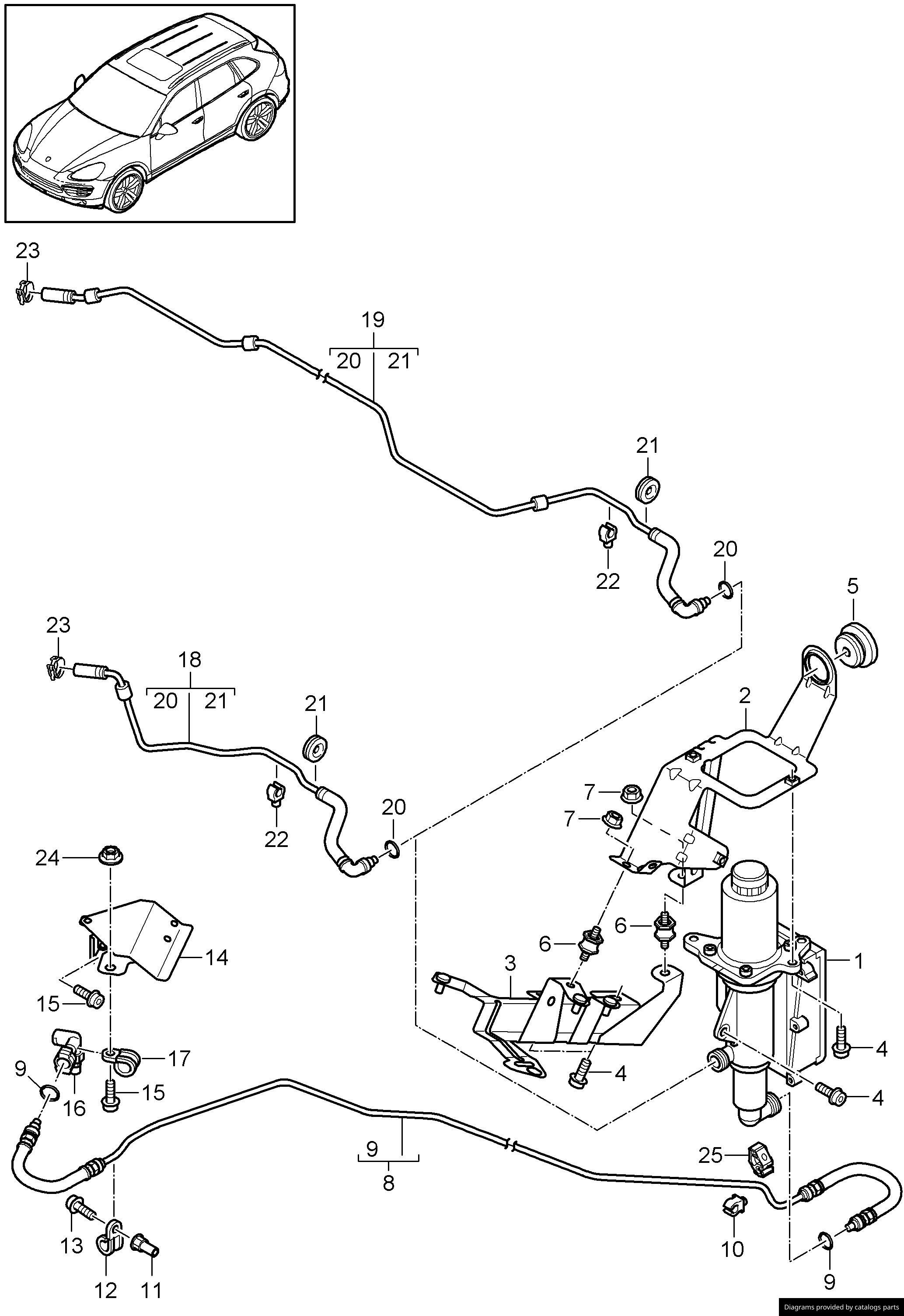 Car part diagram