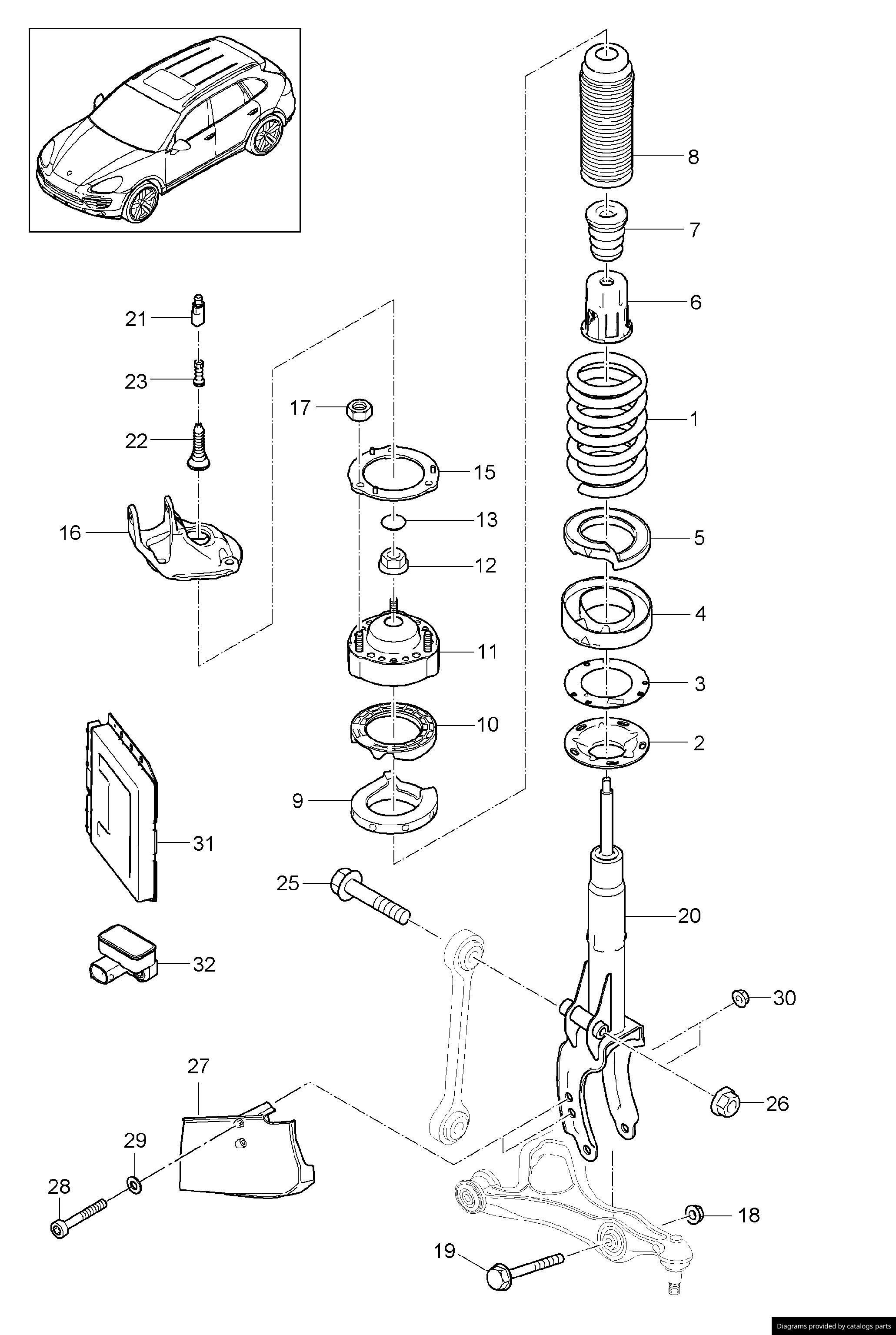 Car part diagram
