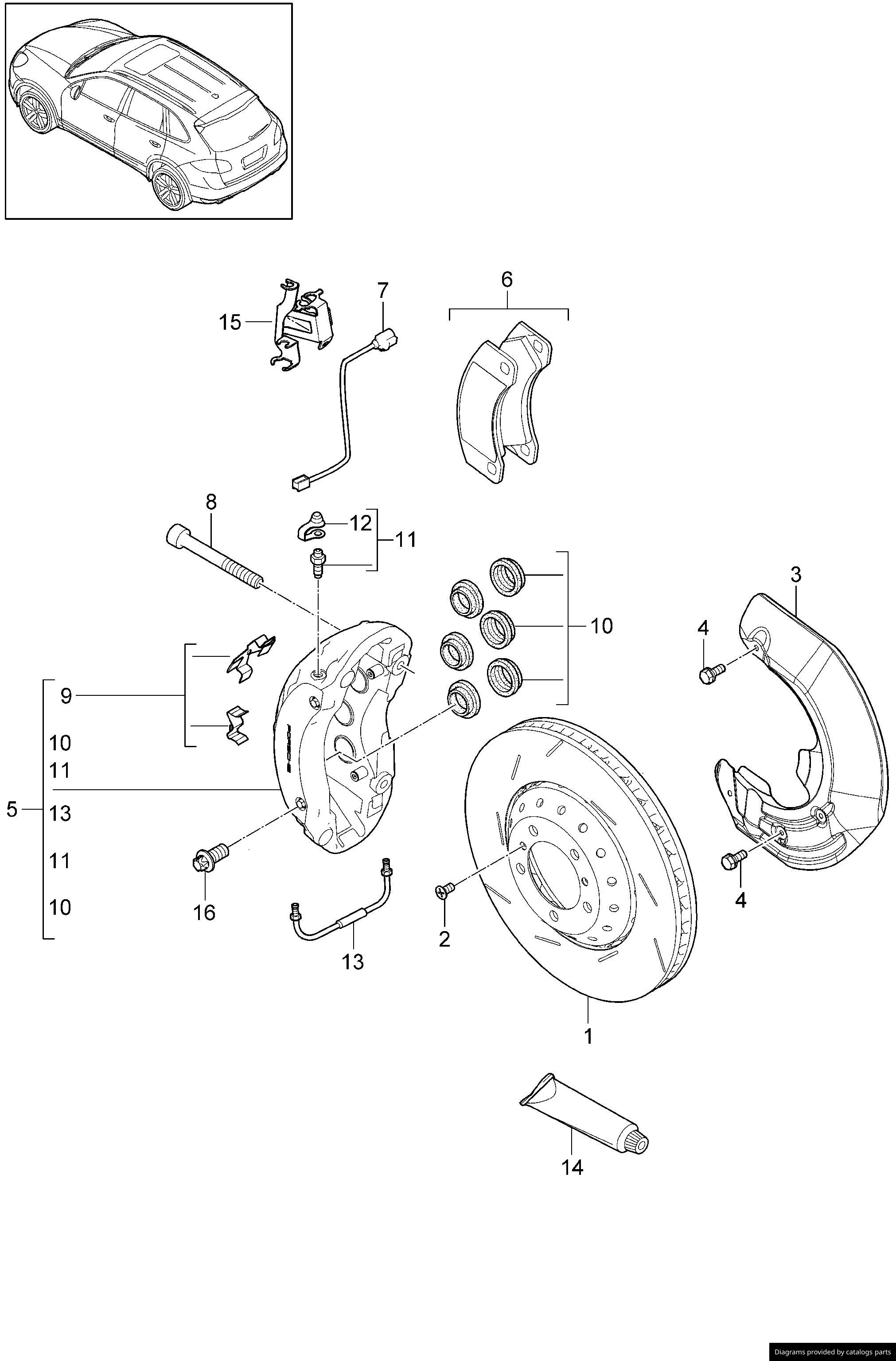 Car part diagram