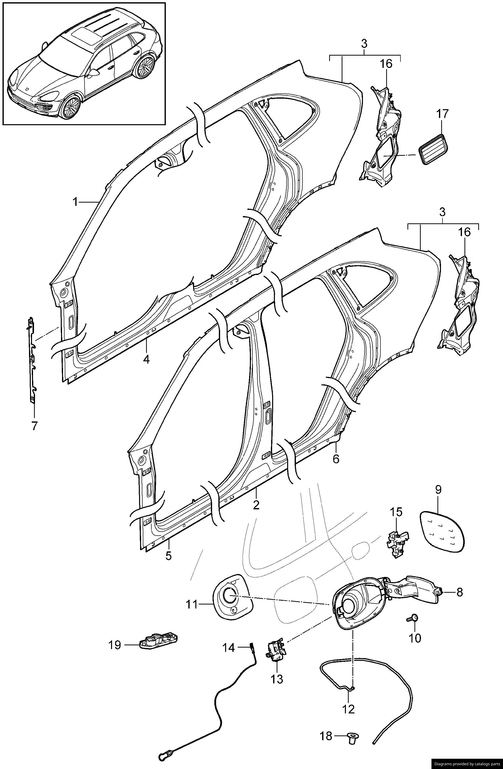 Car part diagram