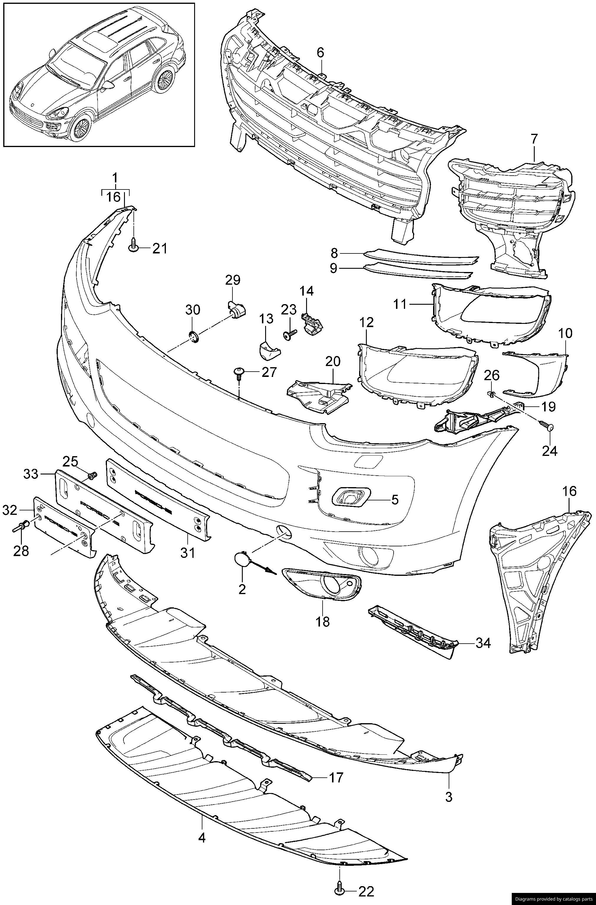 Car part diagram