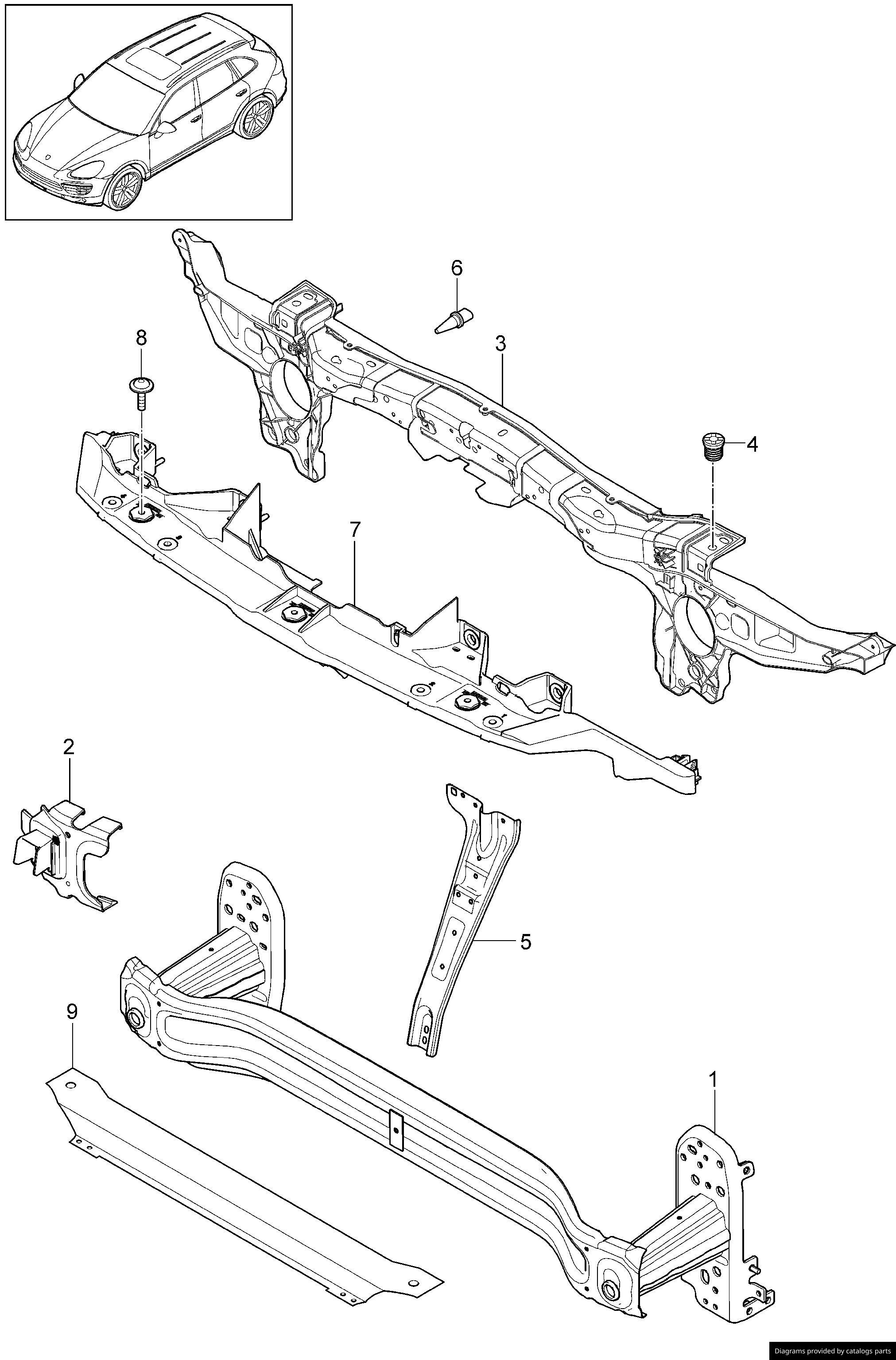 Car part diagram