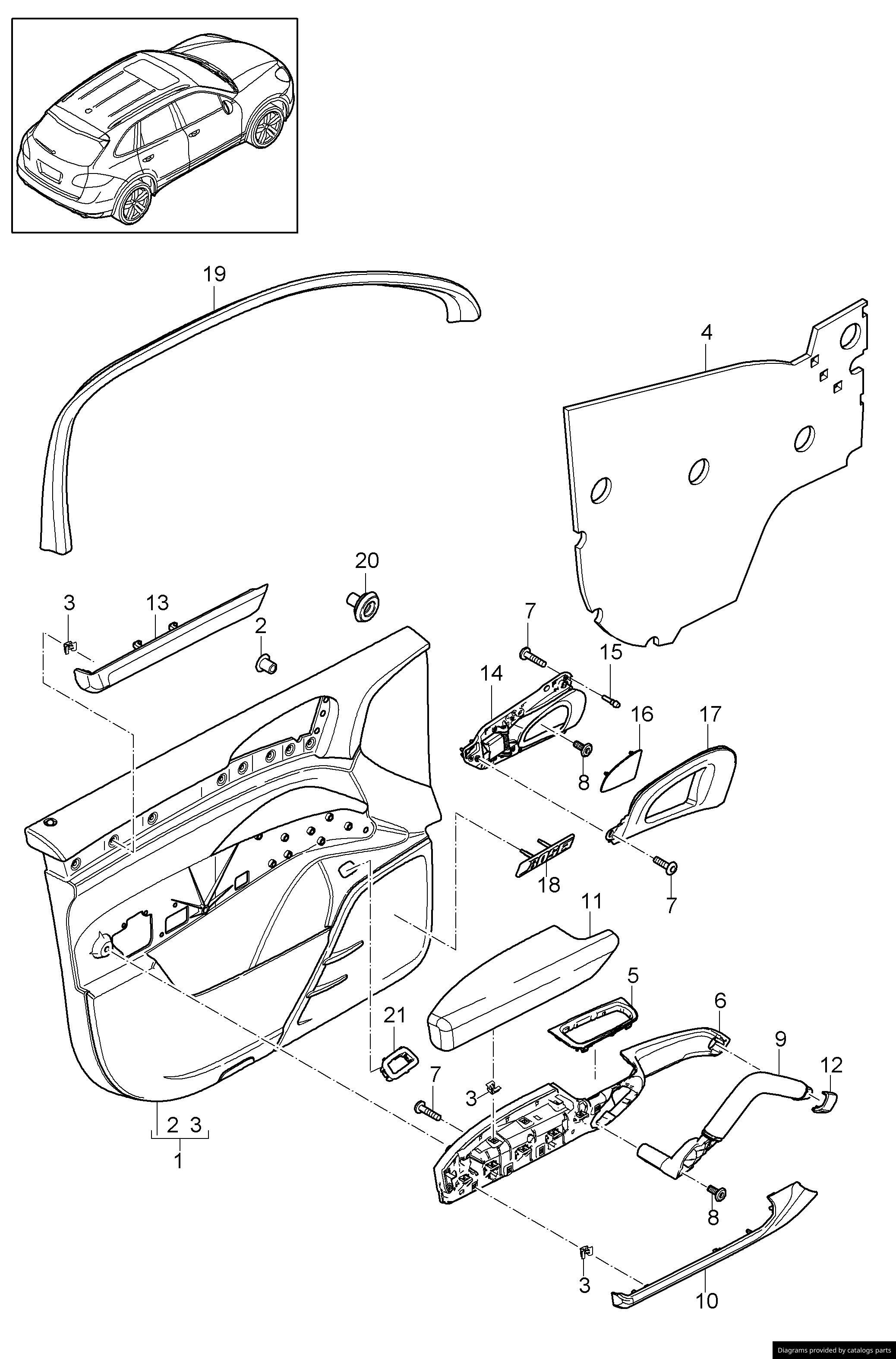 Car part diagram