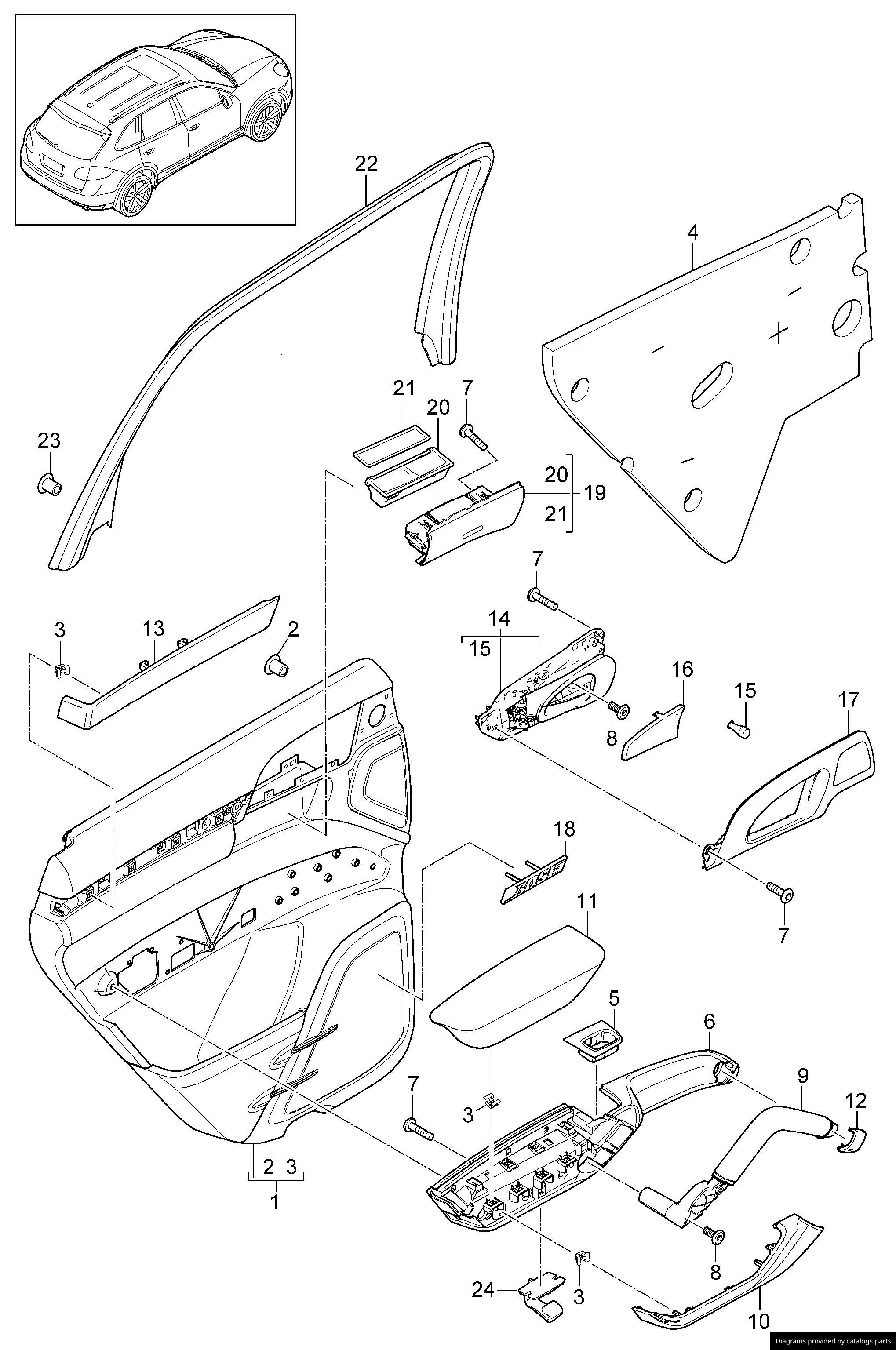 Car part diagram