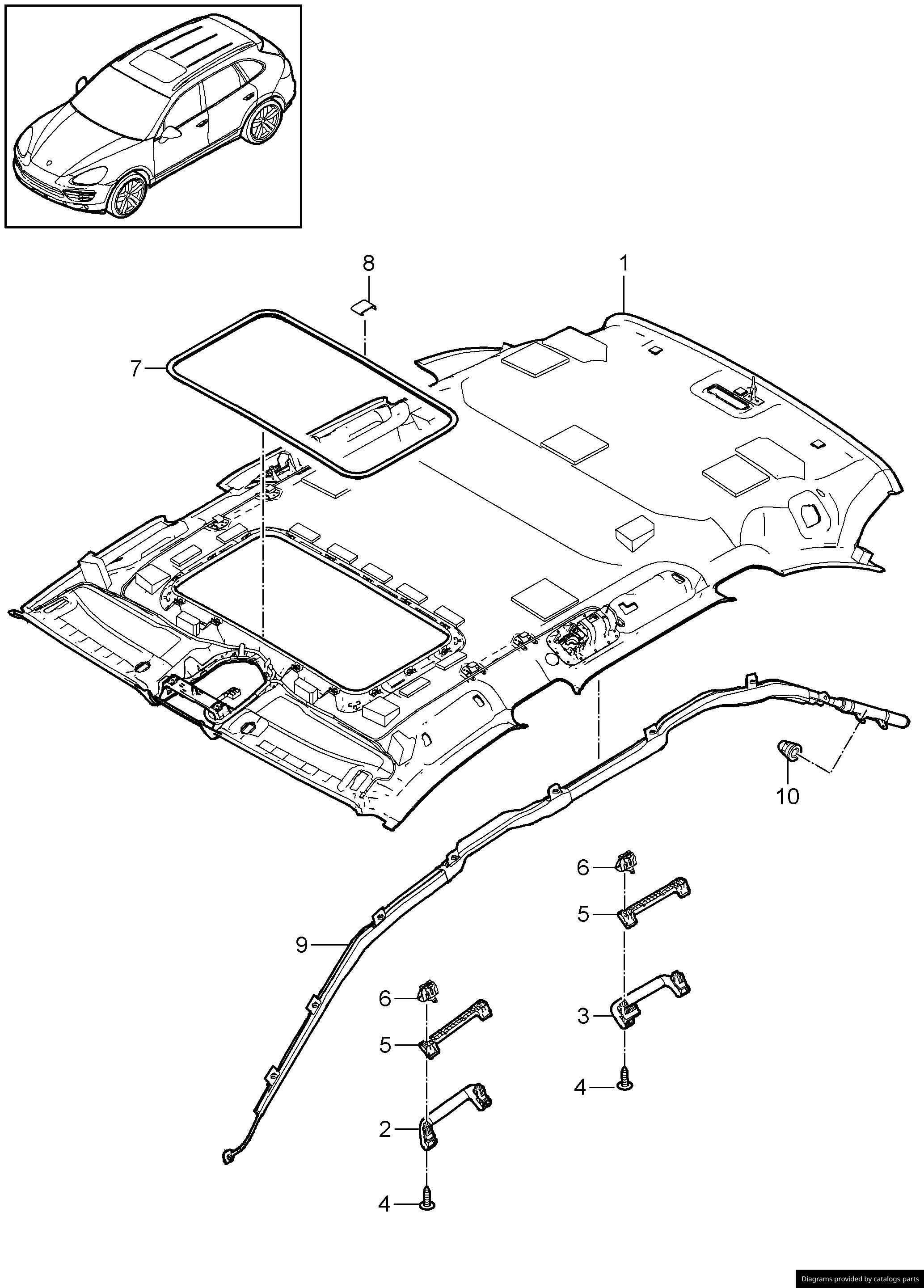 Car part diagram