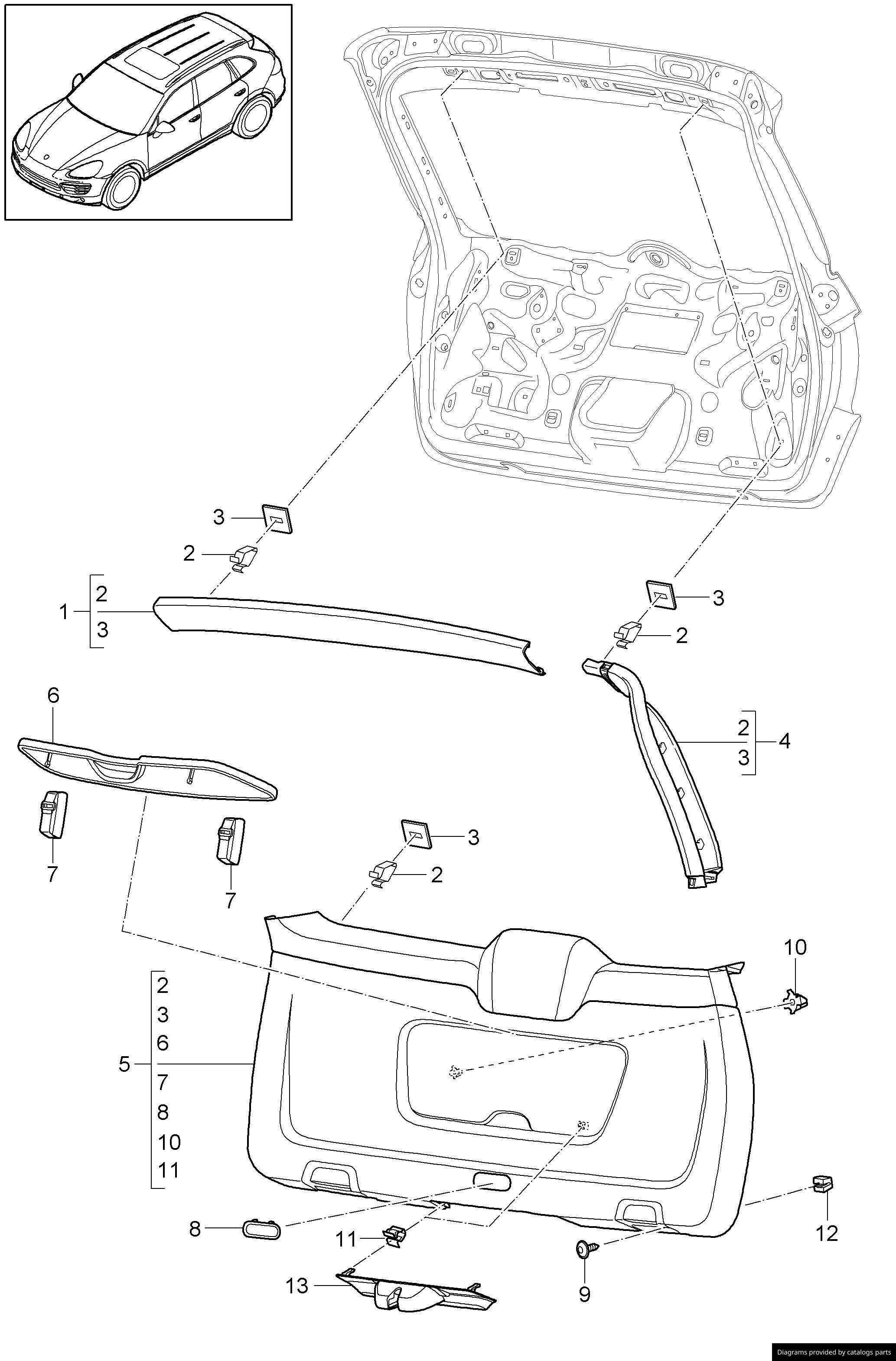 Car part diagram