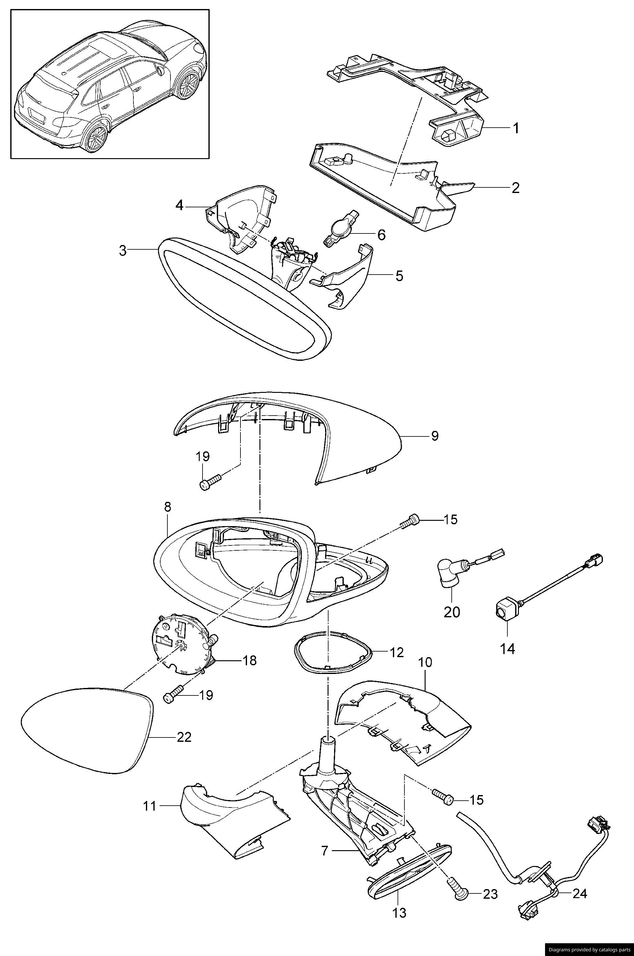Car part diagram