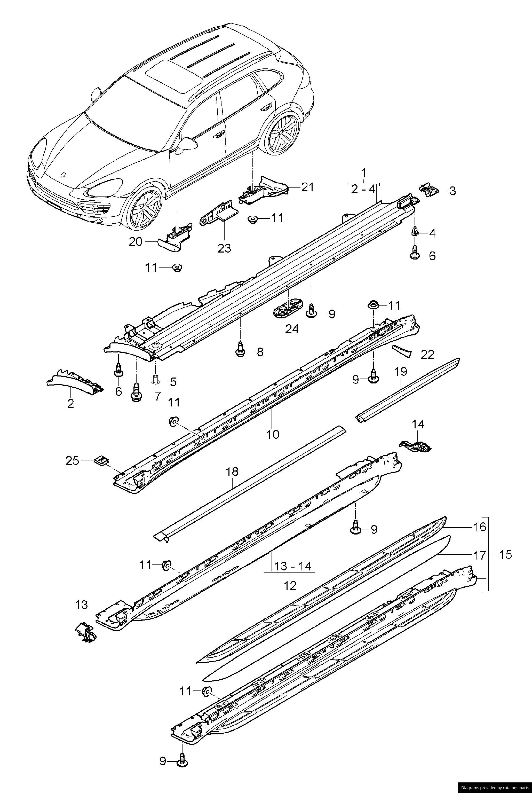 Car part diagram