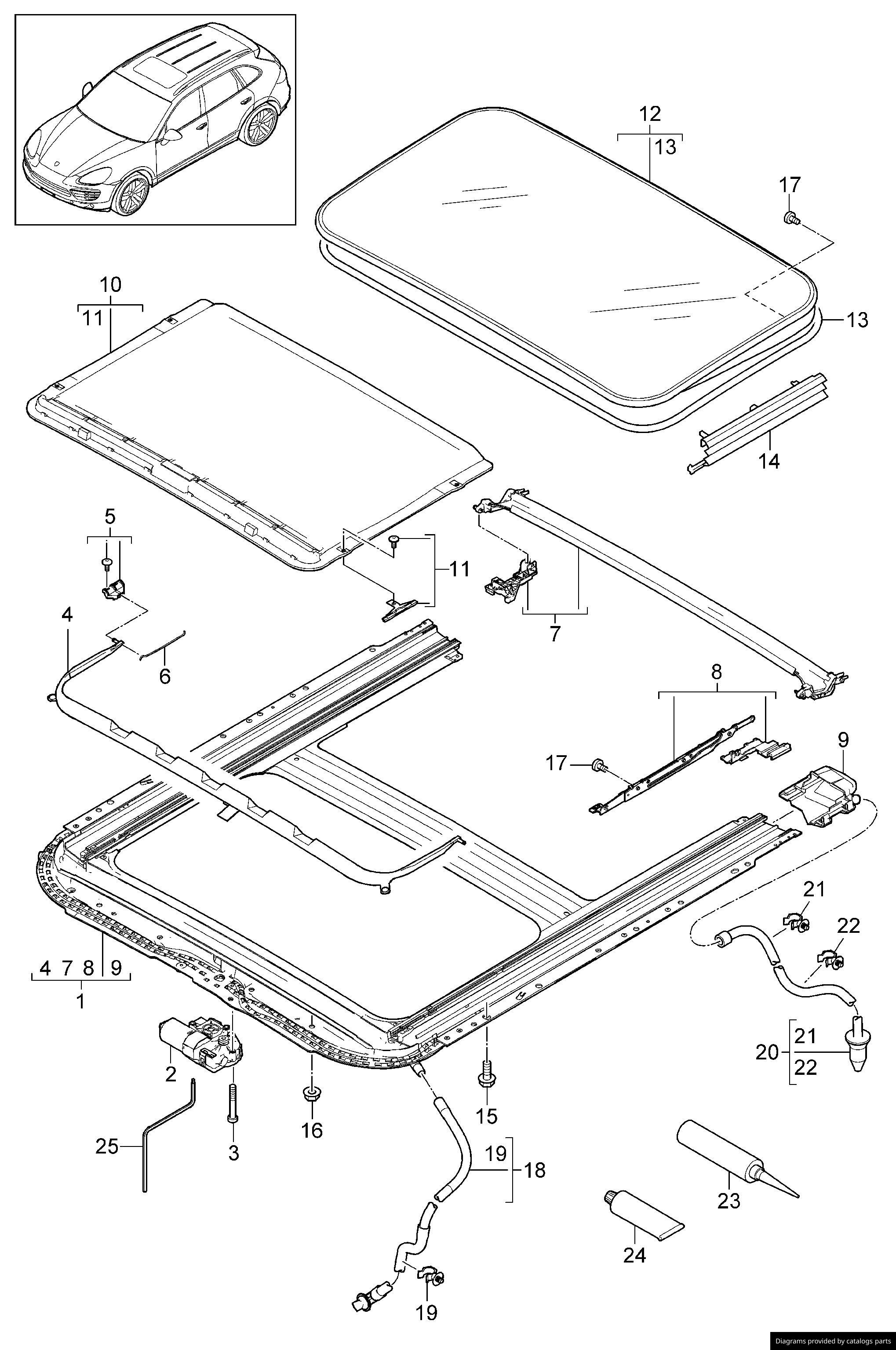 Car part diagram