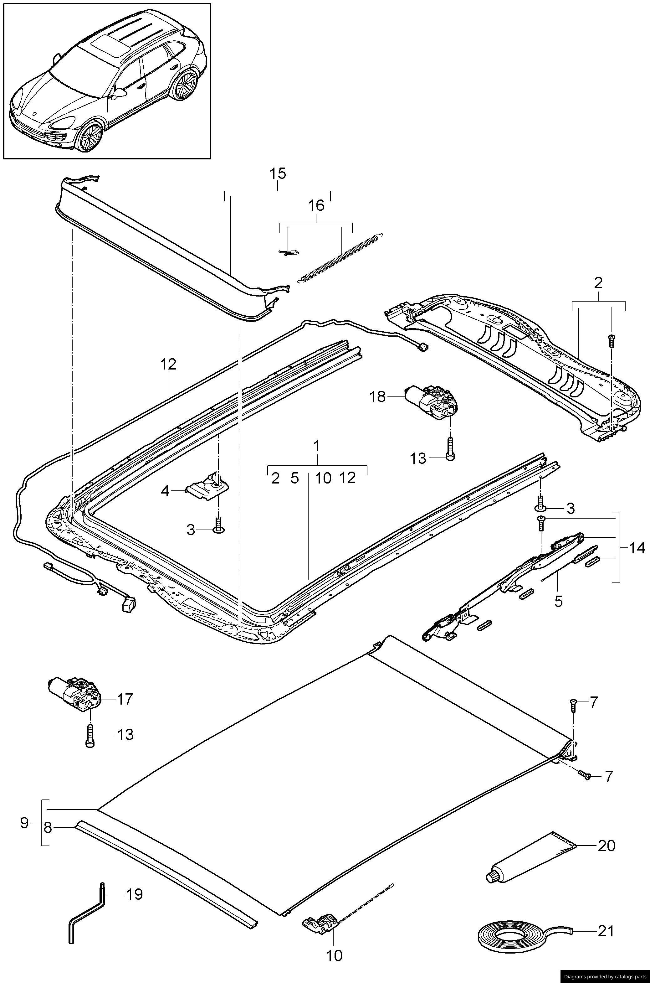 Car part diagram