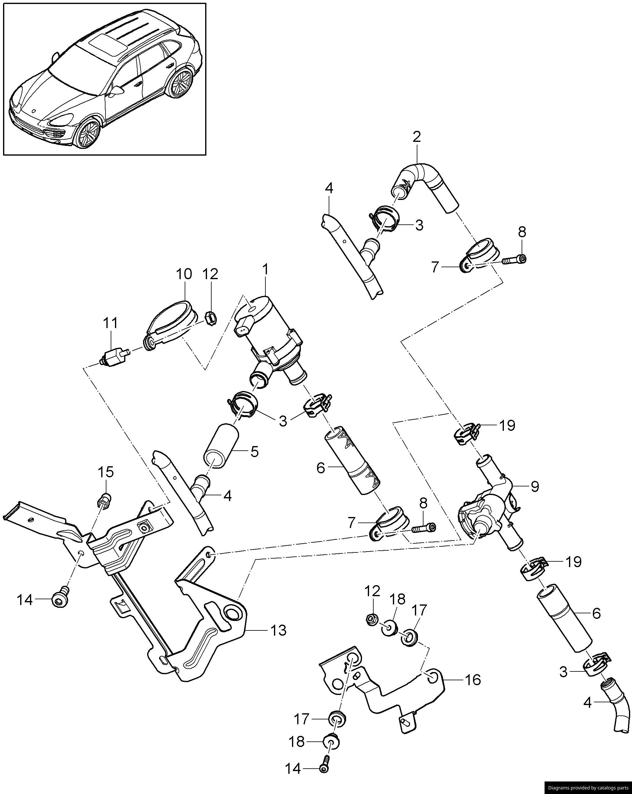 Car part diagram