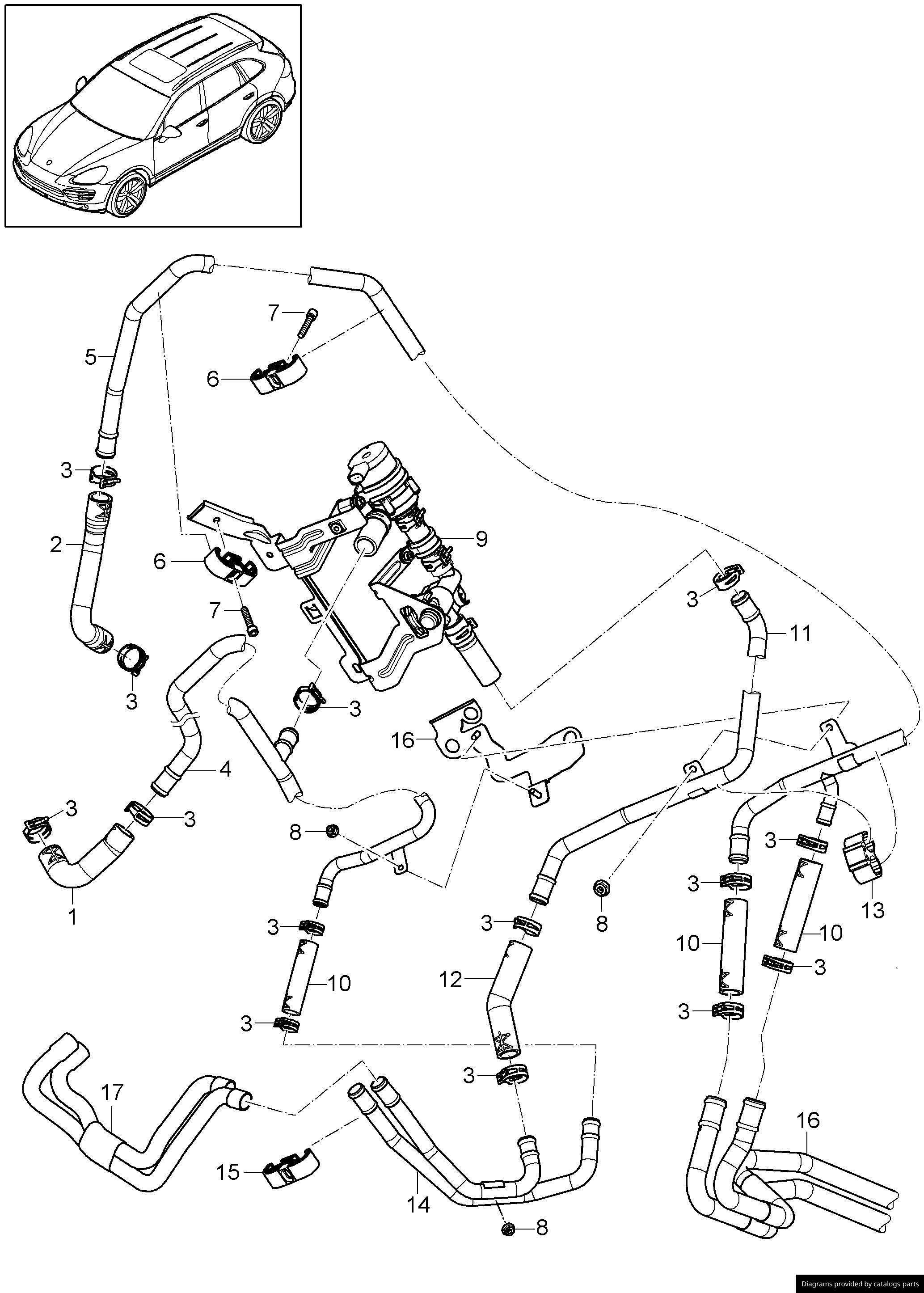 Car part diagram