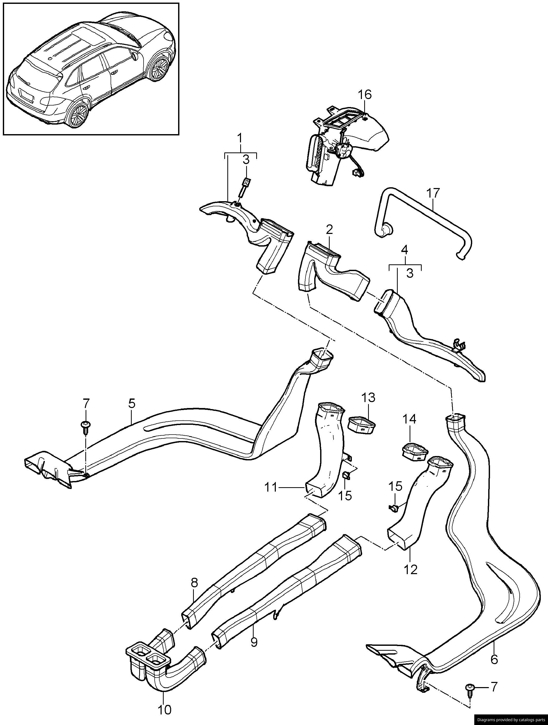 Car part diagram