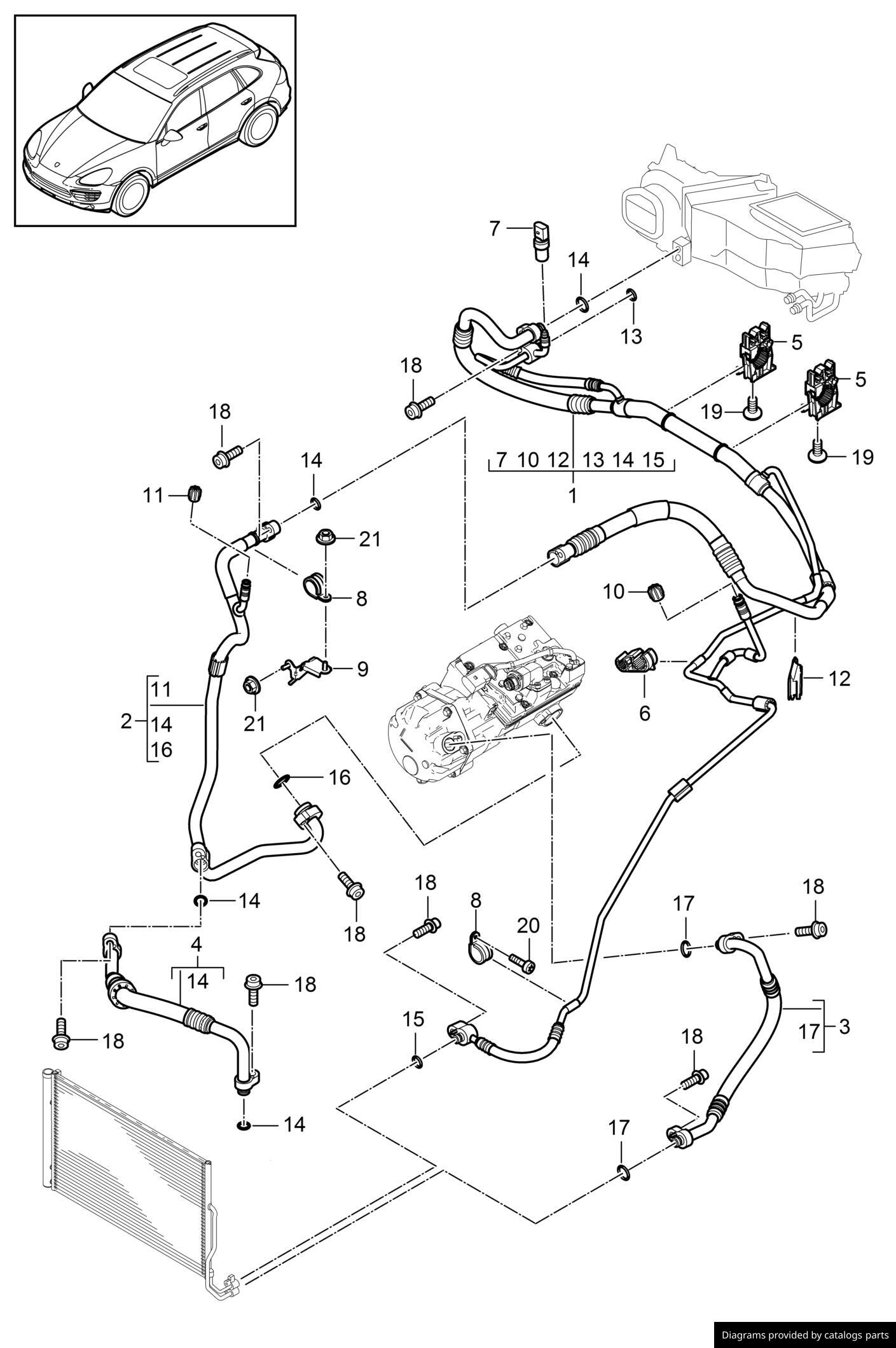 Car part diagram