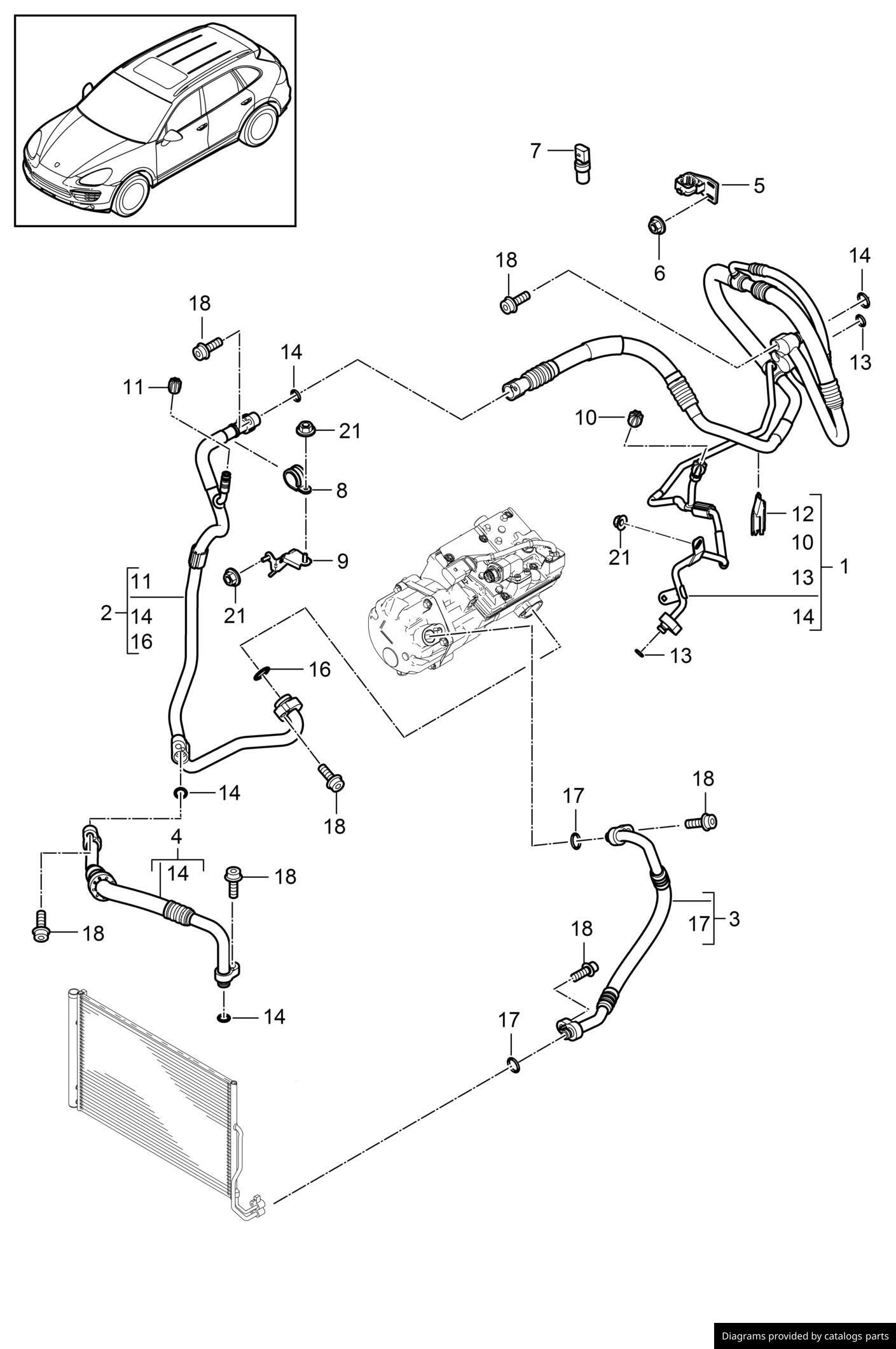 Car part diagram