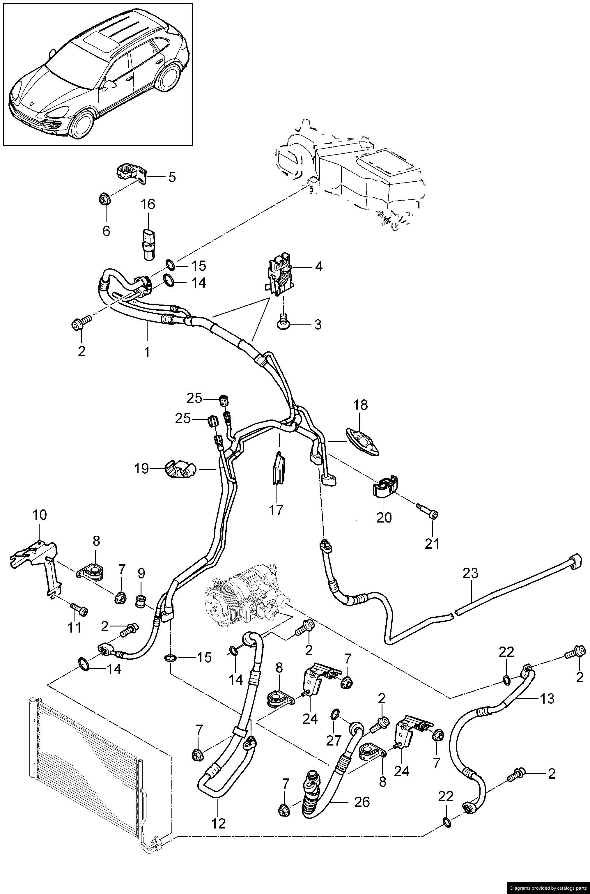 Car part diagram