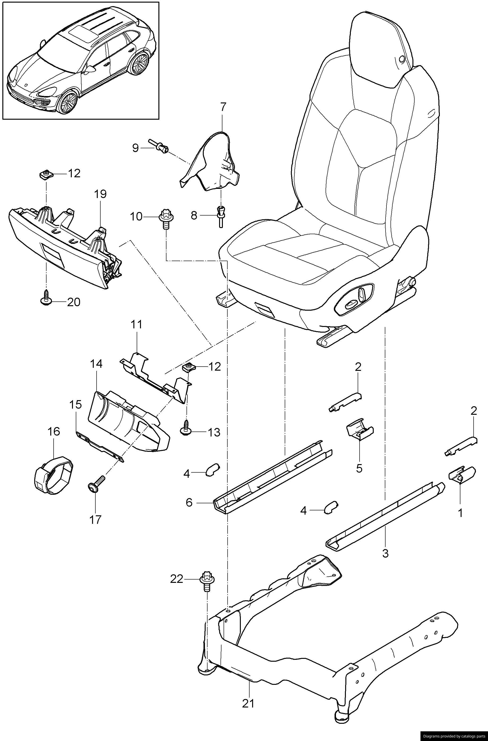 Car part diagram