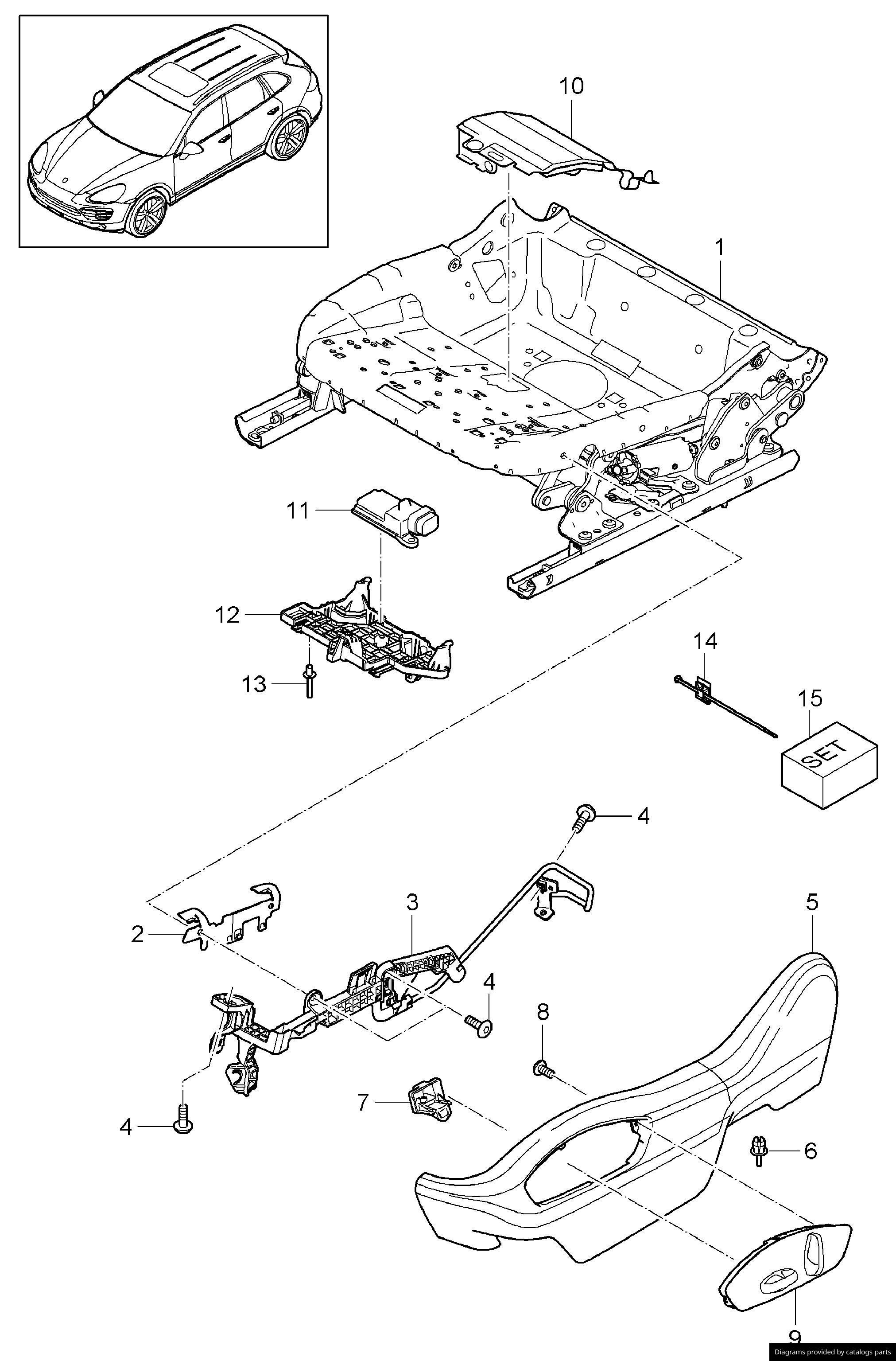 Car part diagram