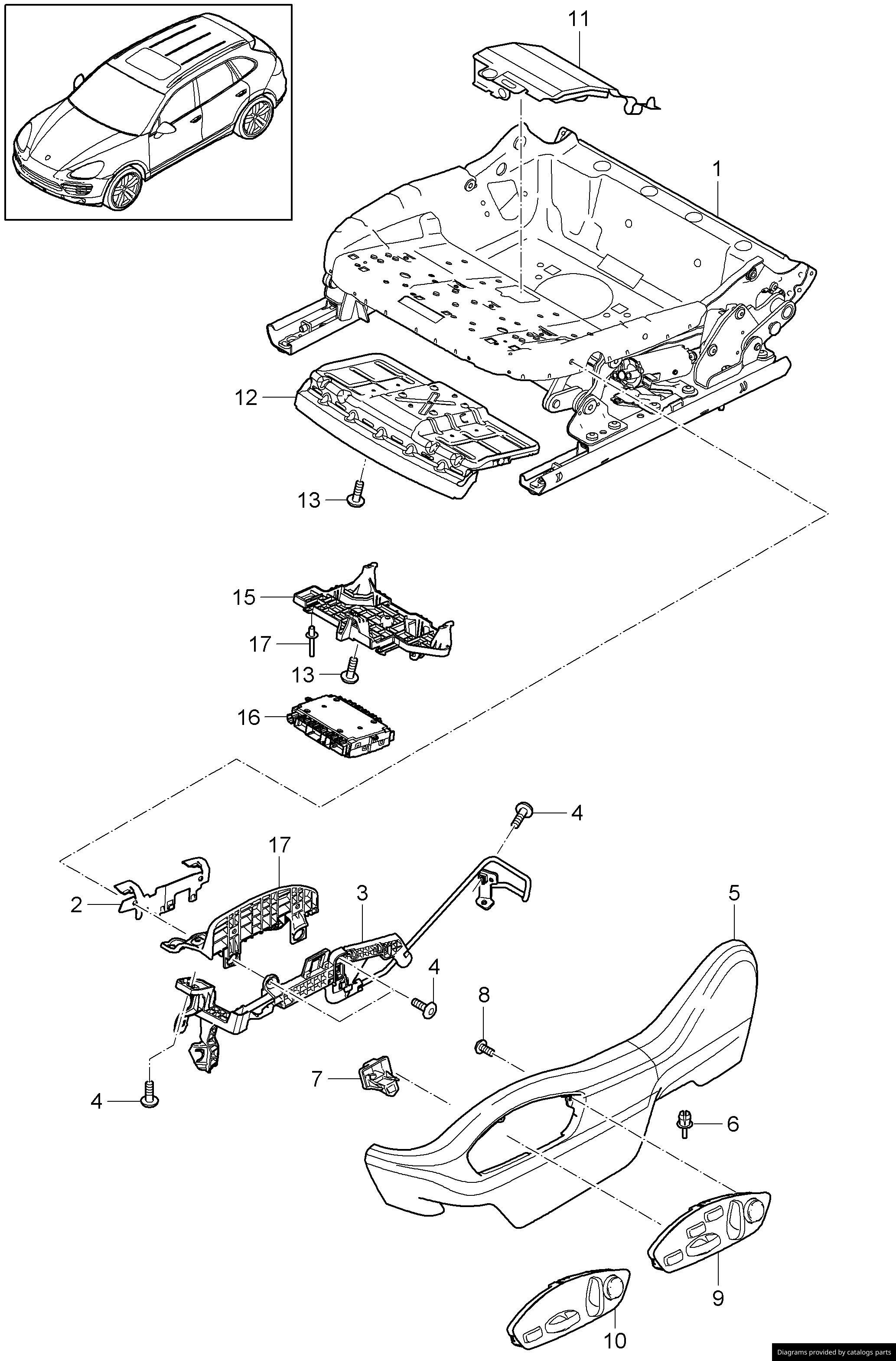 Car part diagram