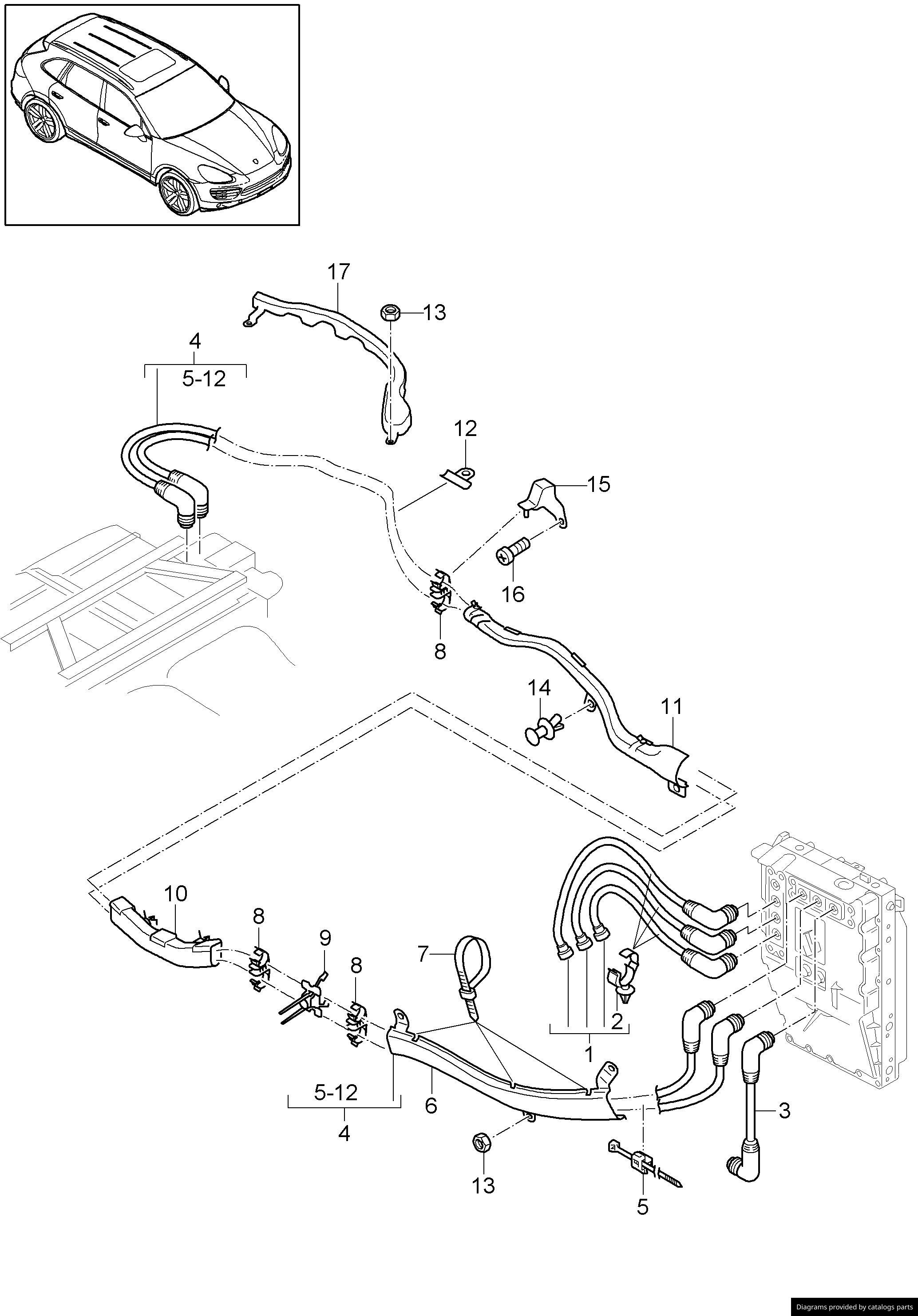 Car part diagram