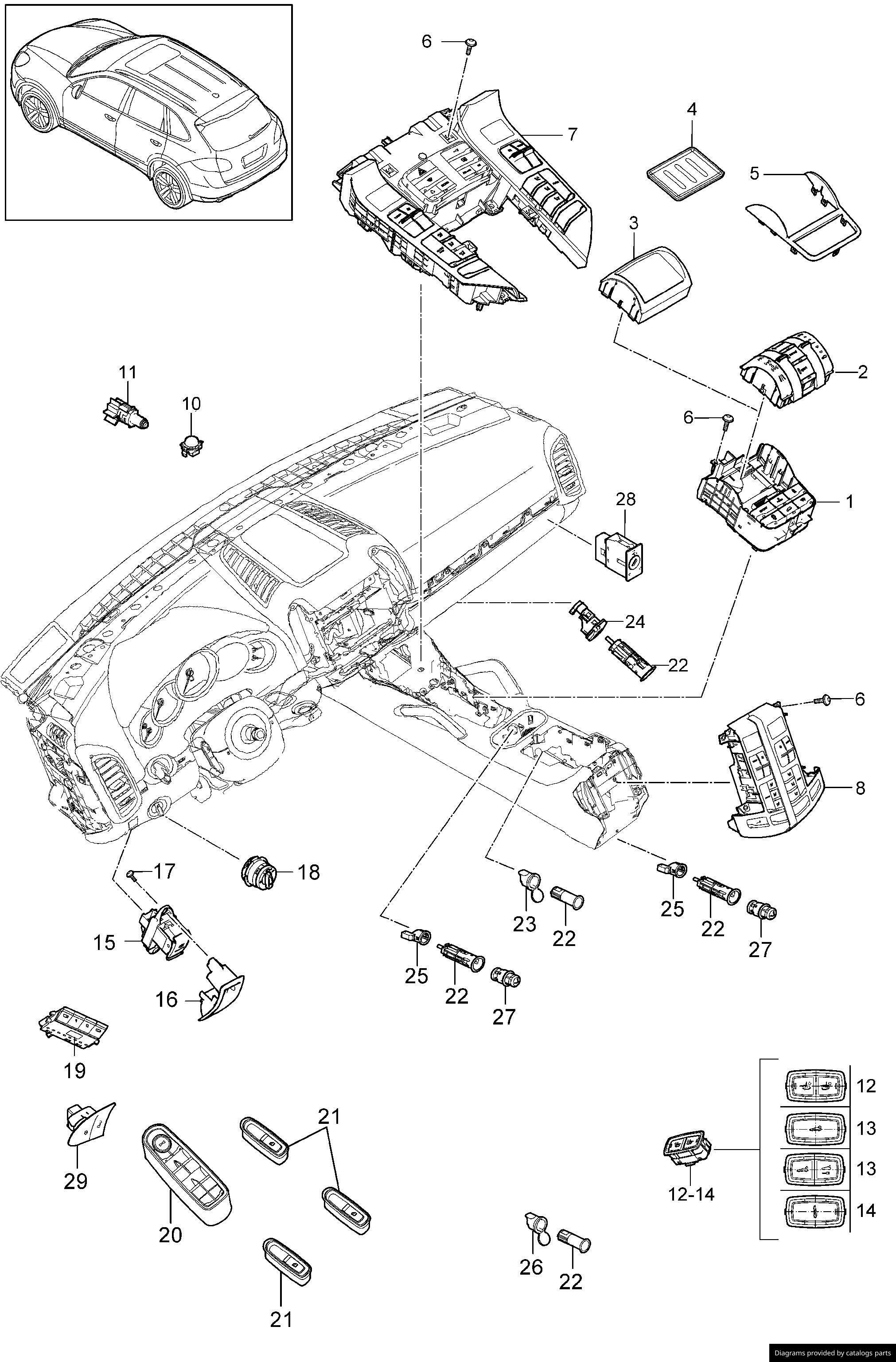 Car part diagram