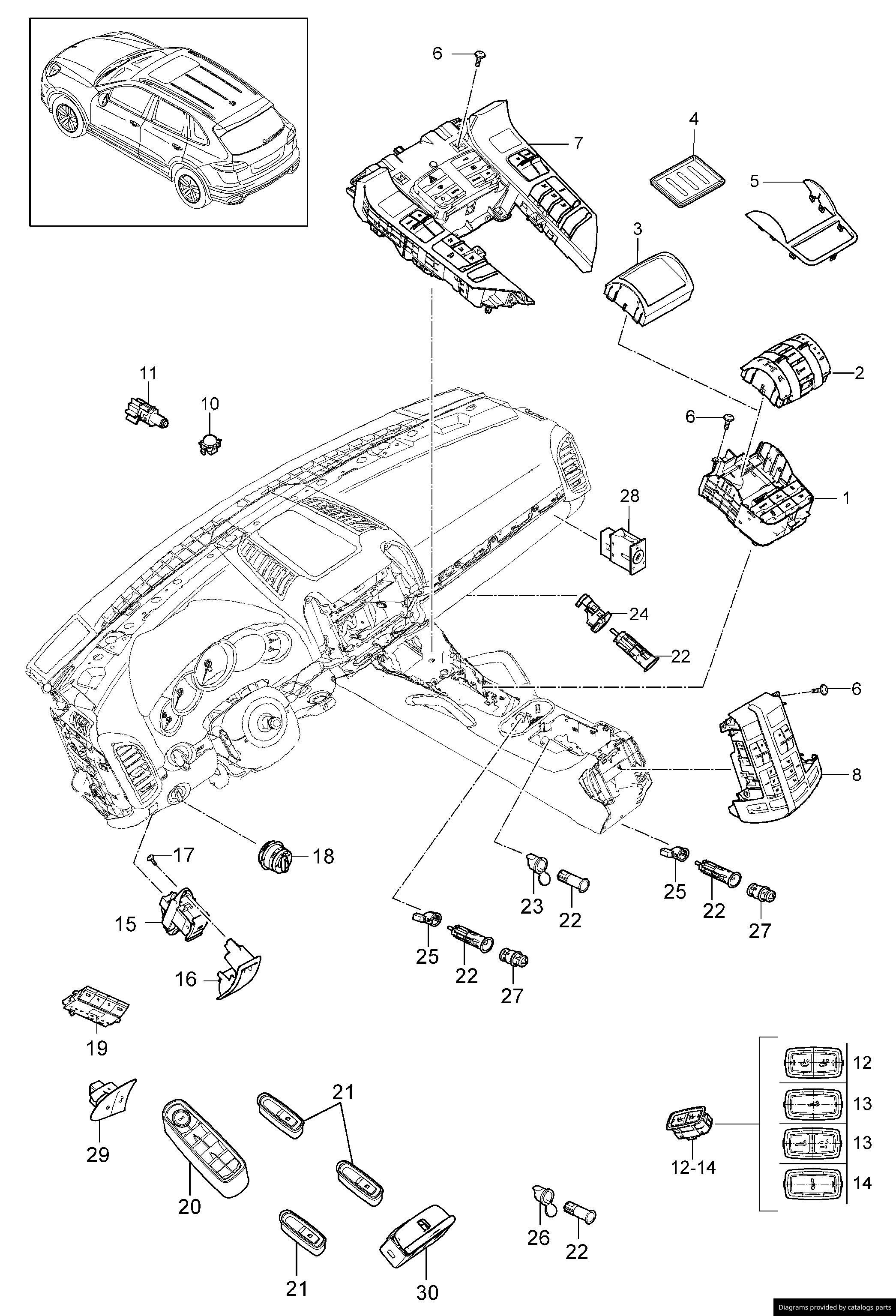 Car part diagram