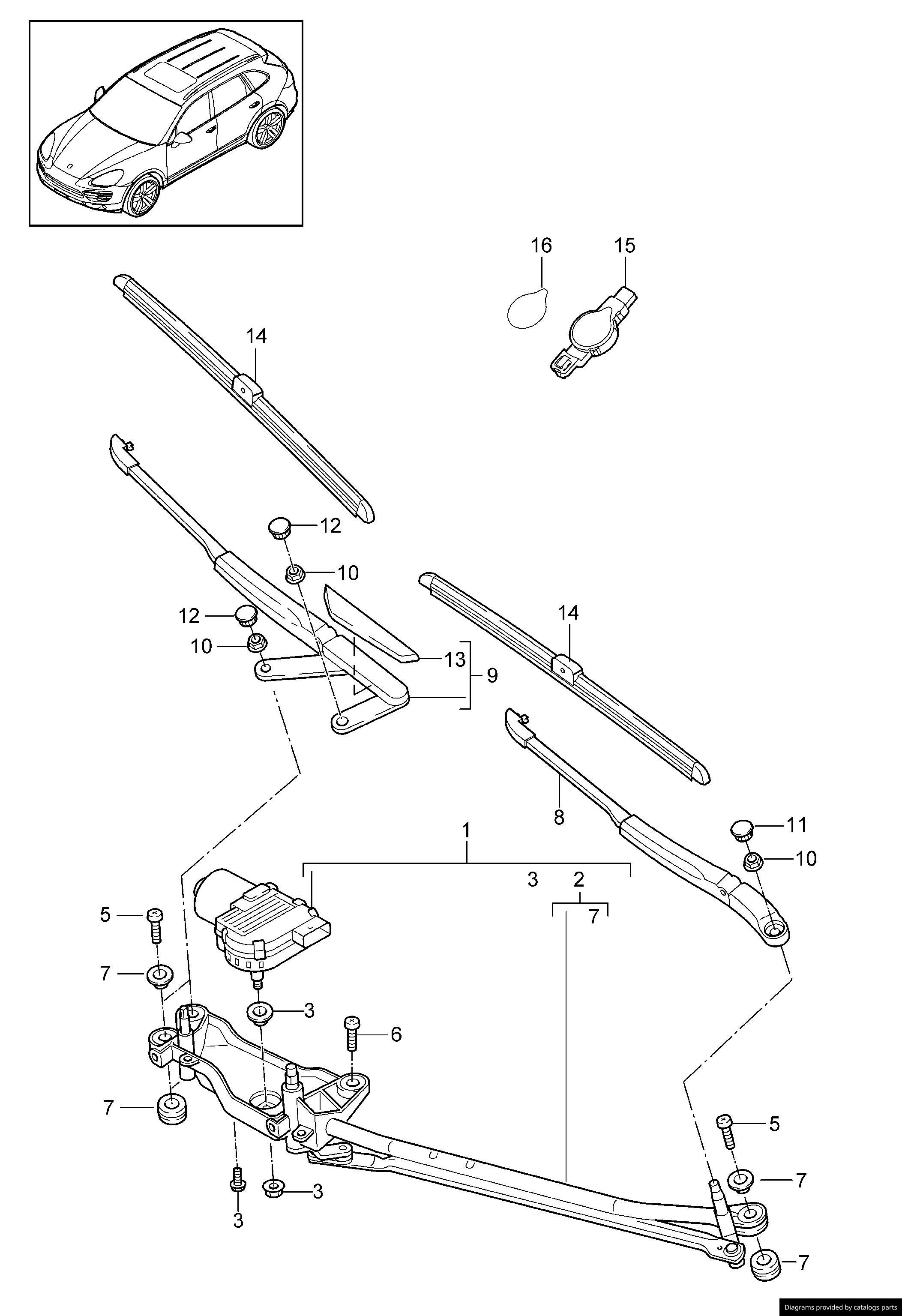Car part diagram