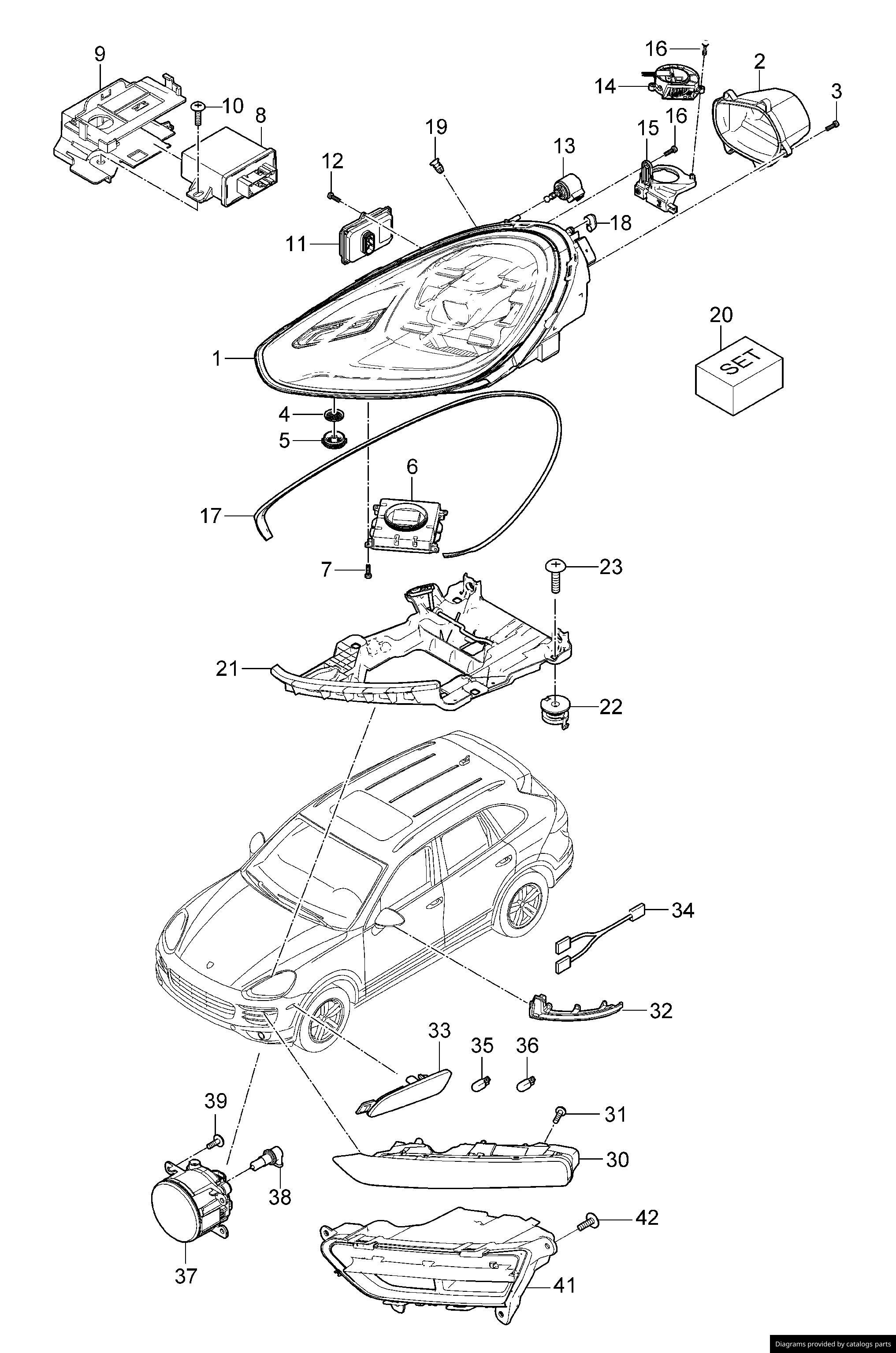 Car part diagram