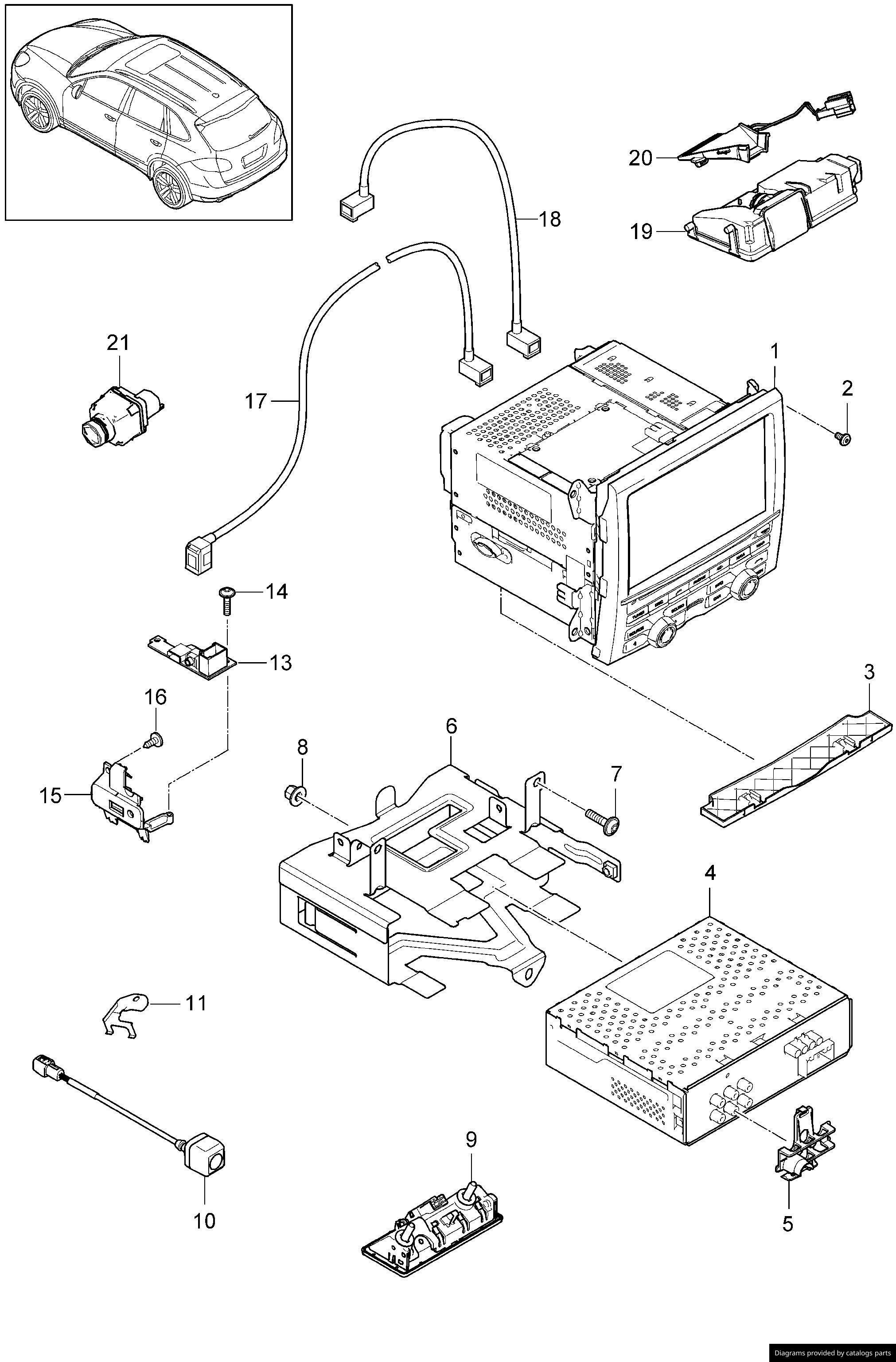 Car part diagram