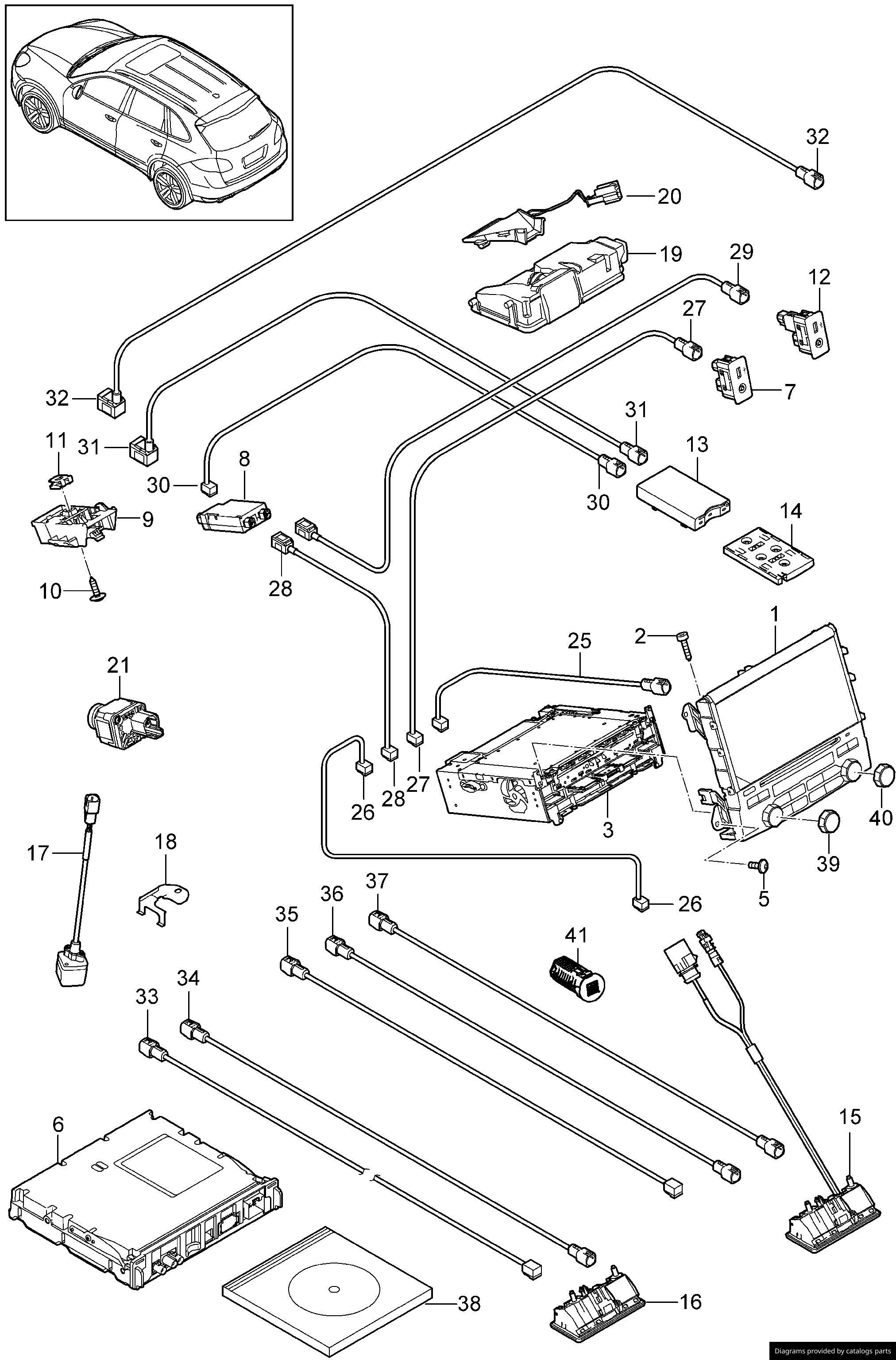 Car part diagram