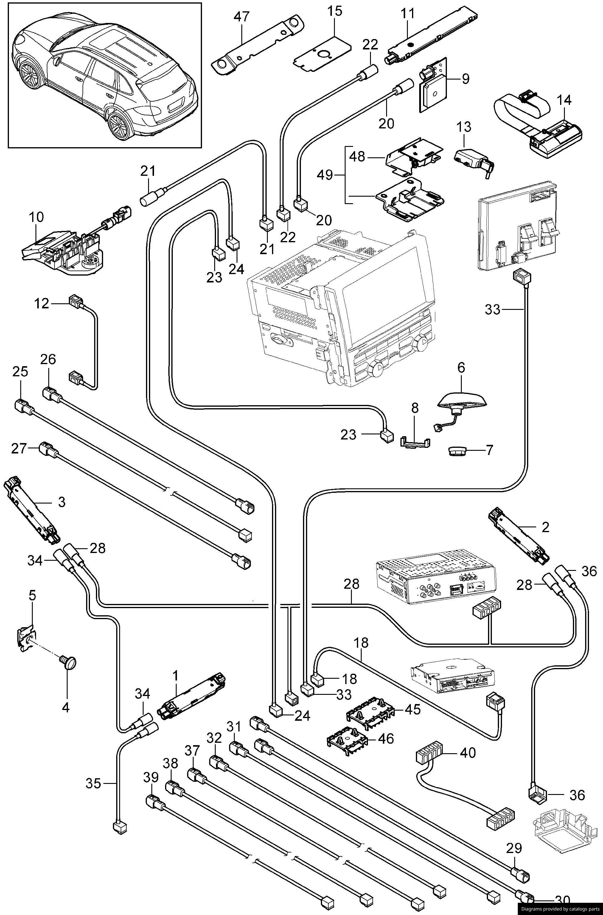 Car part diagram