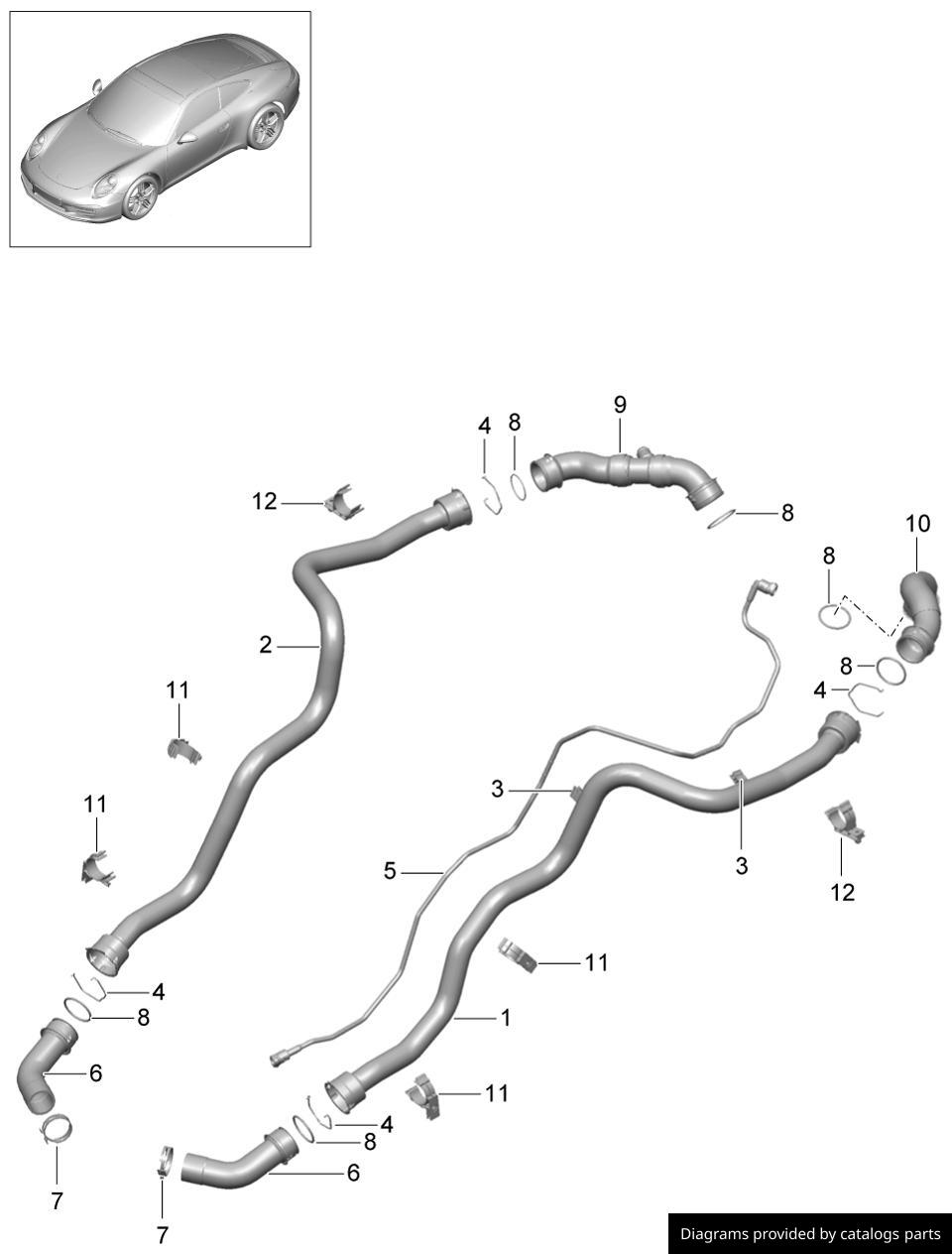 Car part diagram