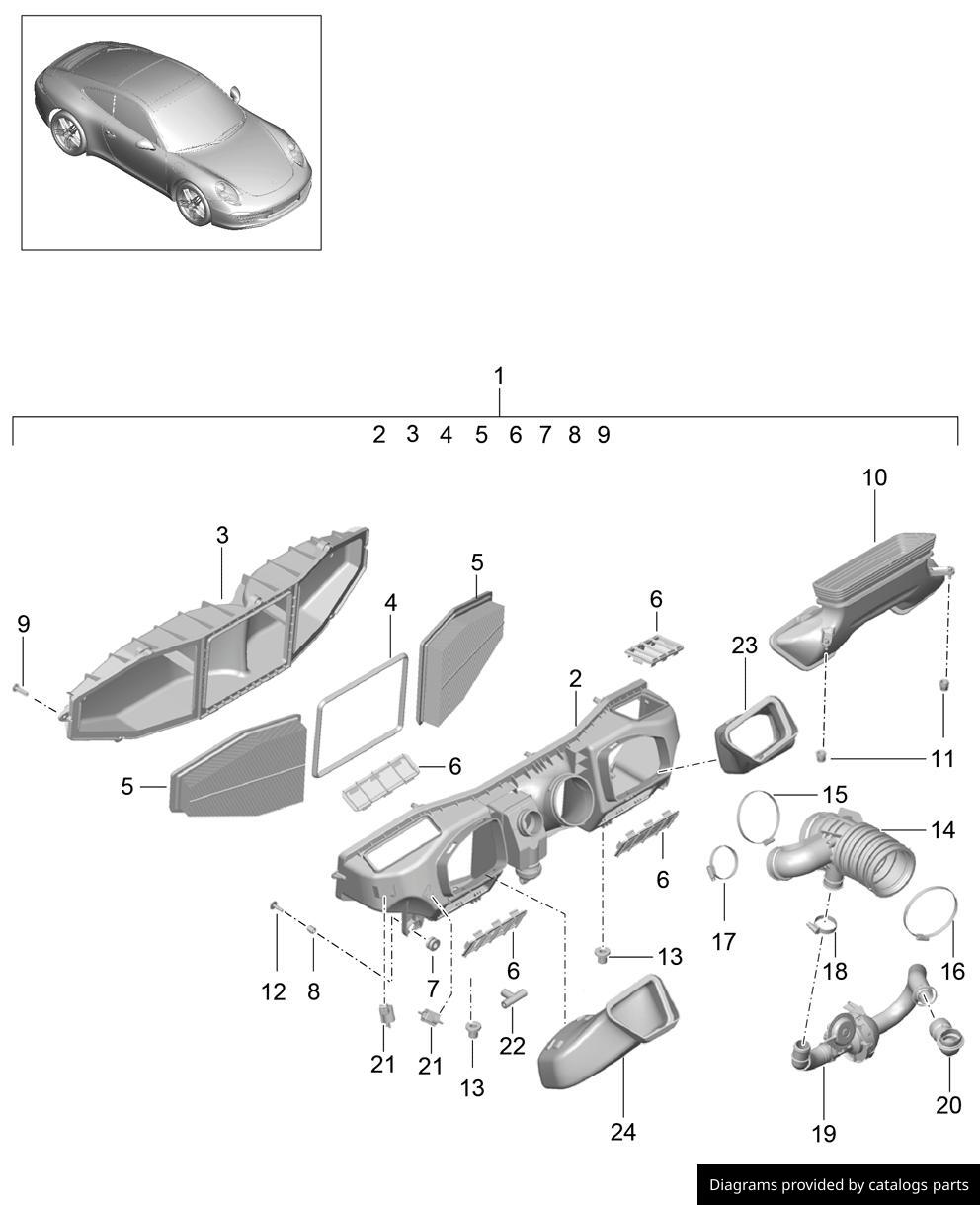 Car part diagram
