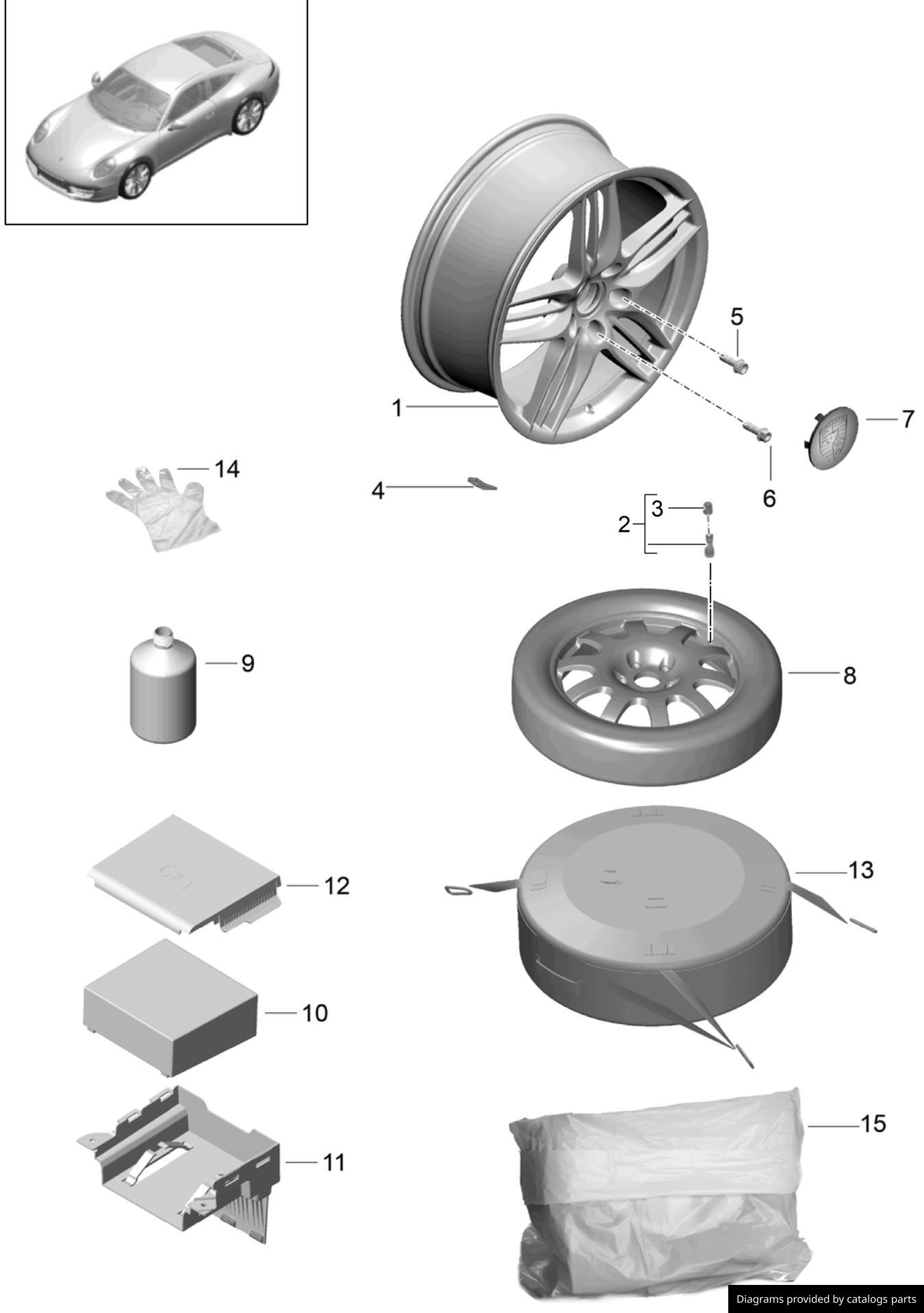 Car part diagram