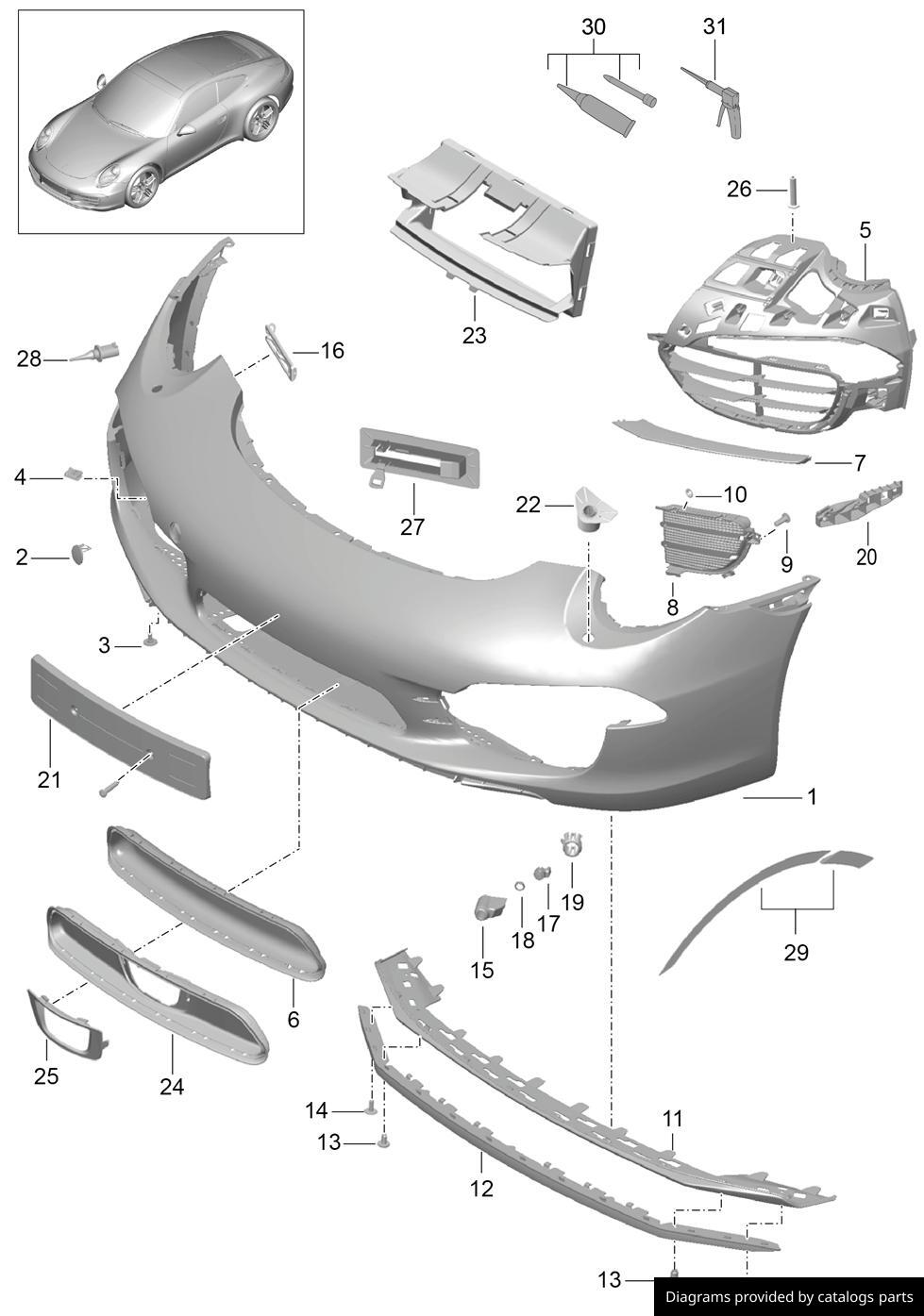 Car part diagram