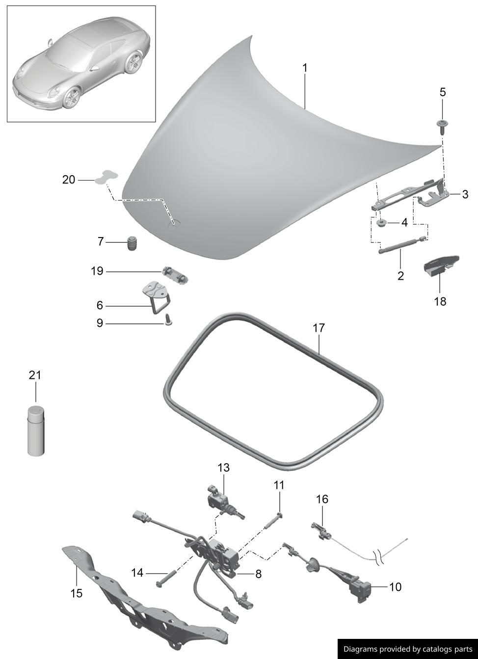 Car part diagram