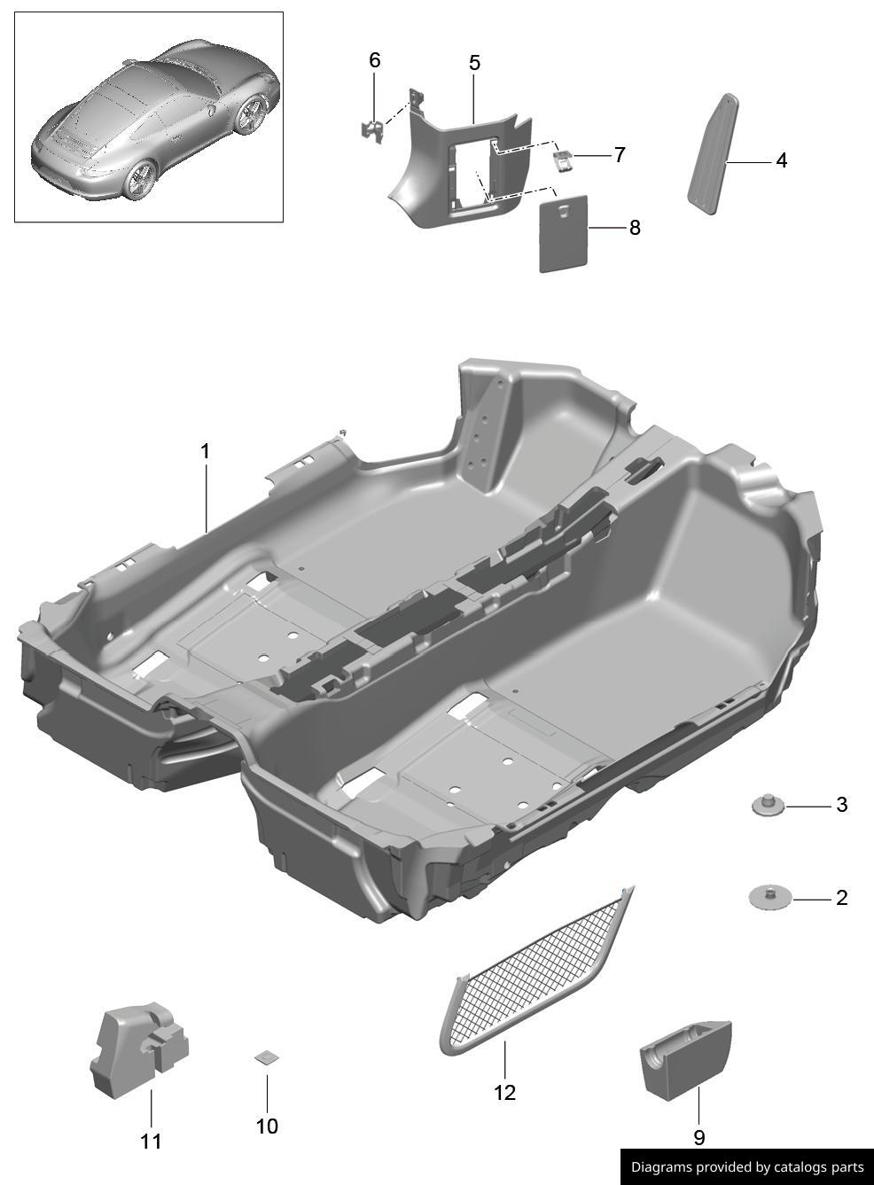 Car part diagram