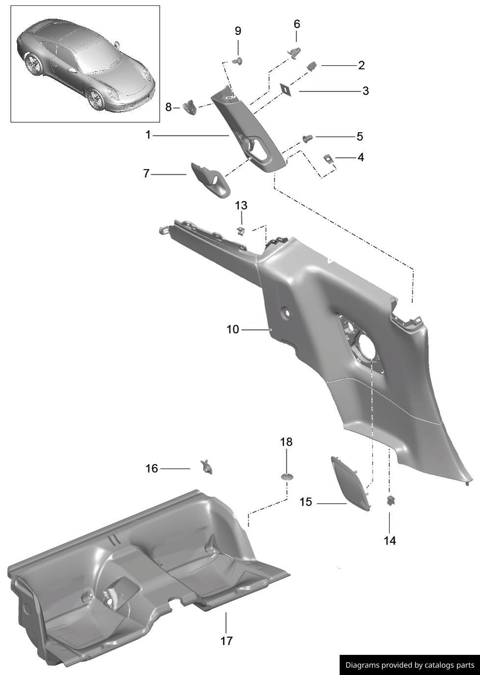 Car part diagram