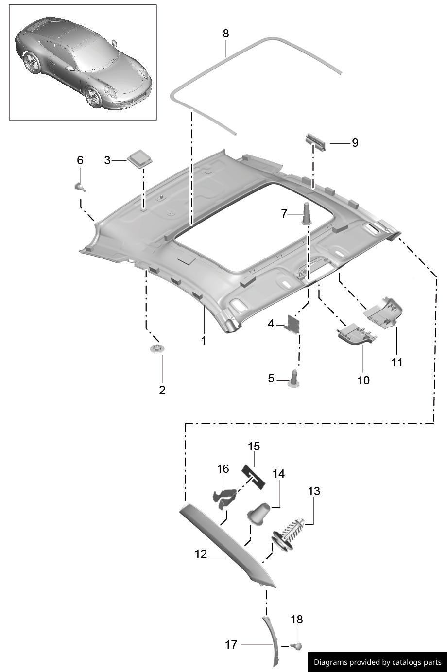 Car part diagram